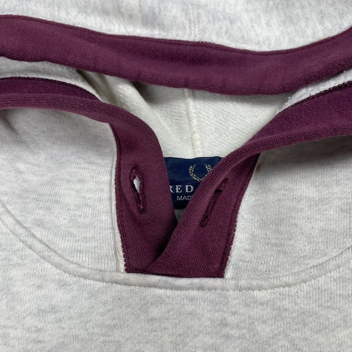 Designer Vintage Fred Perry Big Logo Hoodie Size US XL / EU 56 / 4 - 13 Thumbnail