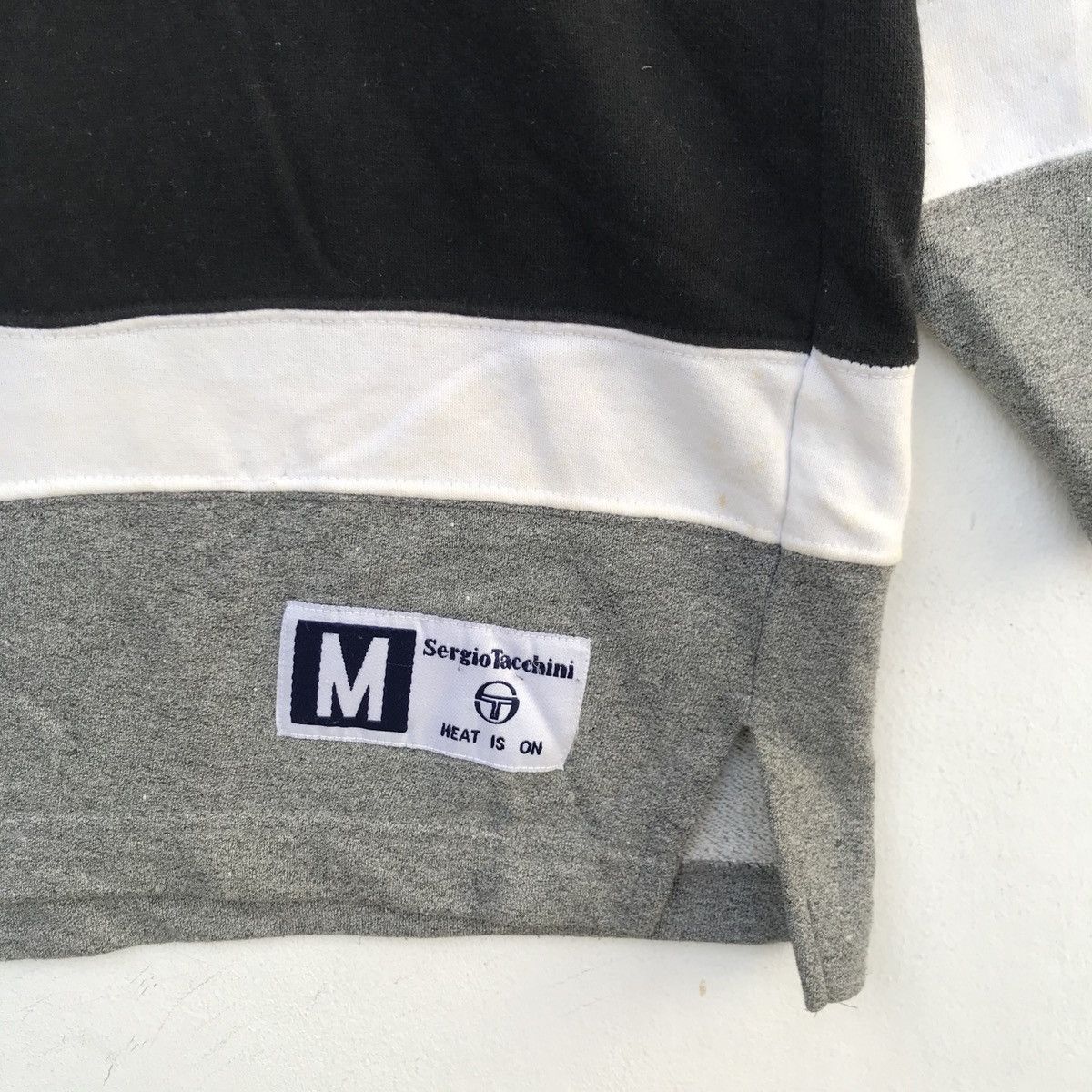 Sergio Tacchini × Vintage Rare Vintage Sergio Tacchini Big Logo Embroidery Size US M / EU 48-50 / 2 - 3 Thumbnail