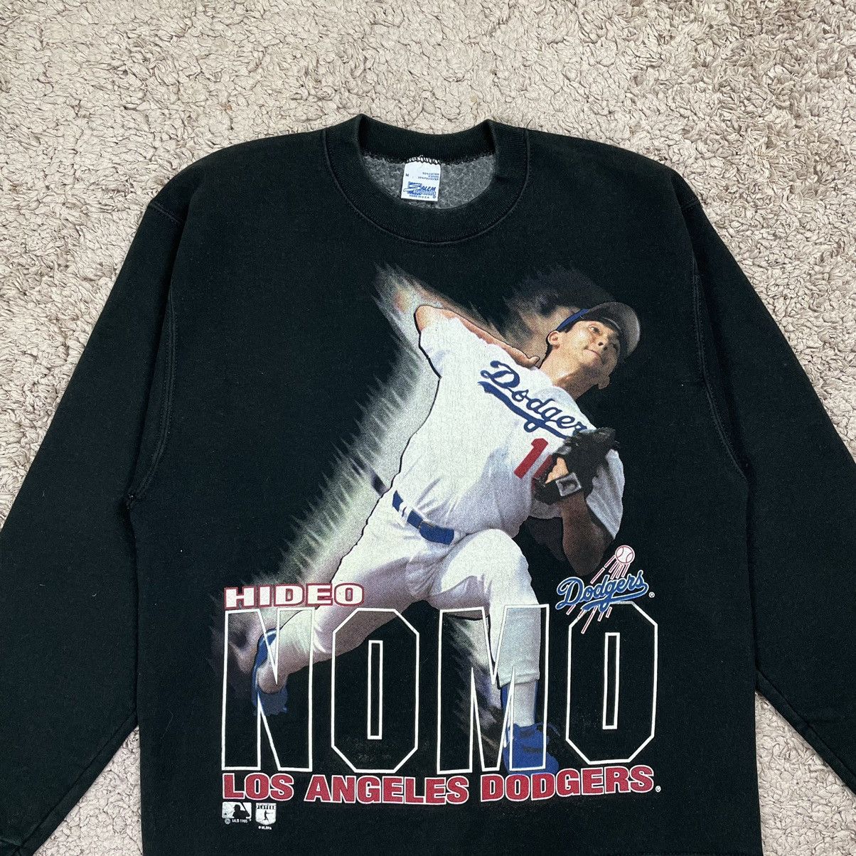 MLB Vintage Dodgers Hideo Nomo Sweatshirt Size US M / EU 48-50 / 2 - 5 Thumbnail
