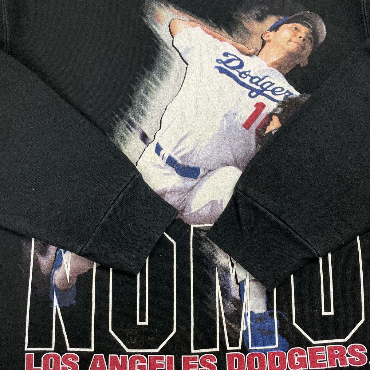 MLB Vintage Dodgers Hideo Nomo Sweatshirt Size US M / EU 48-50 / 2 - 12 Thumbnail