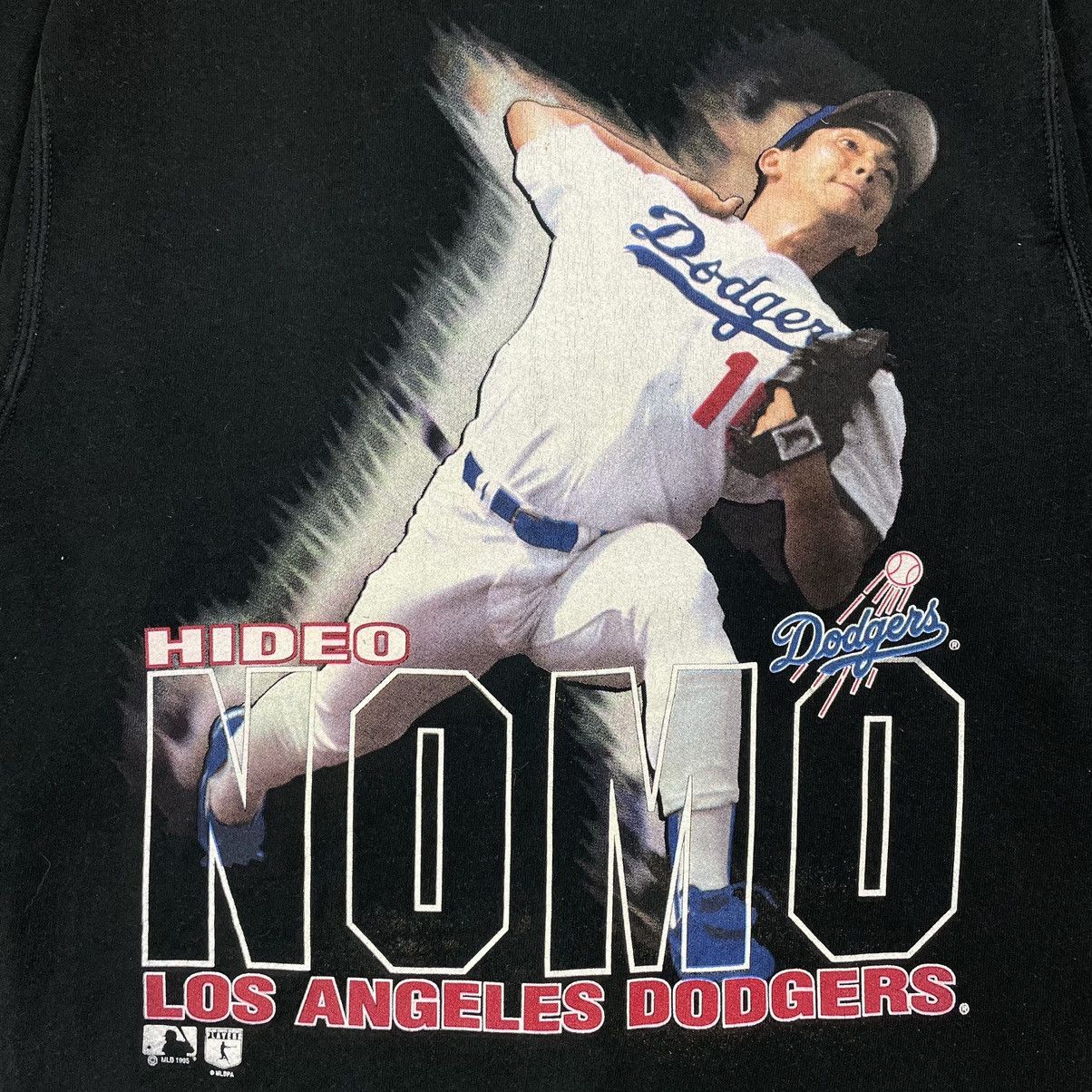 MLB Vintage Dodgers Hideo Nomo Sweatshirt Size US M / EU 48-50 / 2 - 7 Thumbnail