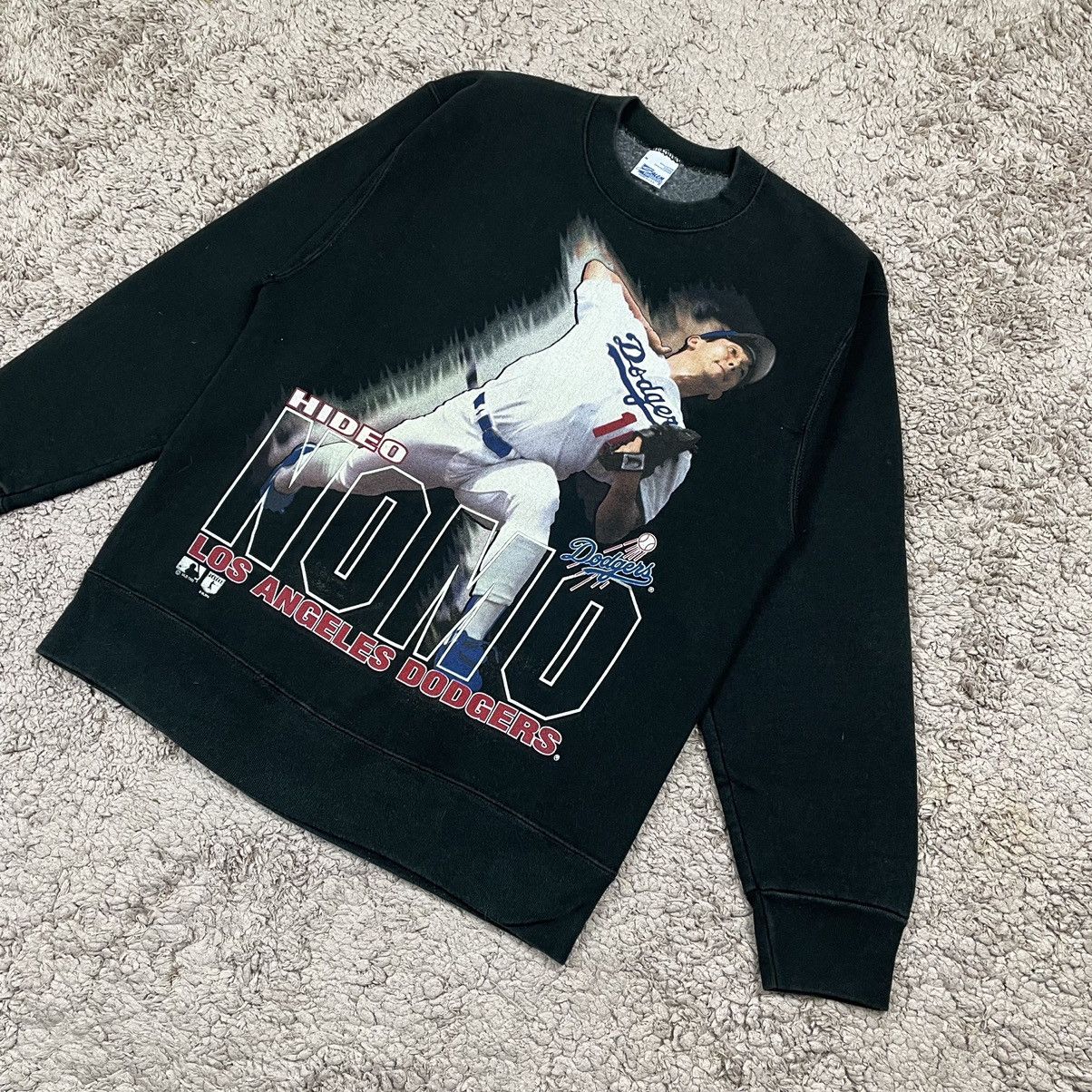 MLB Vintage Dodgers Hideo Nomo Sweatshirt Size US M / EU 48-50 / 2 - 4 Thumbnail