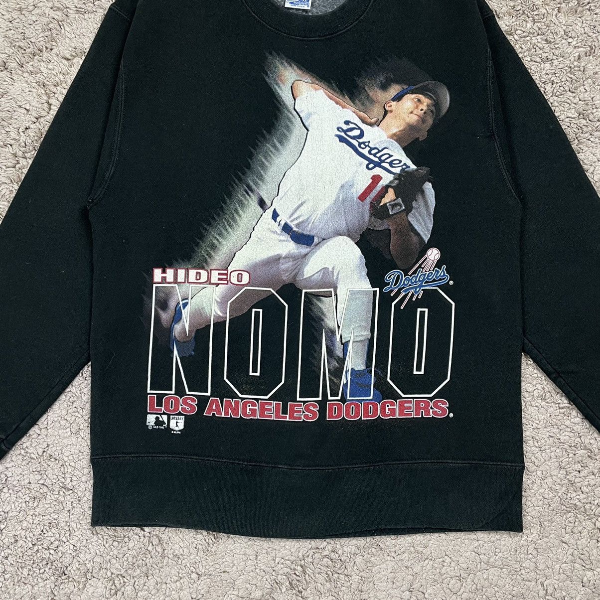 MLB Vintage Dodgers Hideo Nomo Sweatshirt Size US M / EU 48-50 / 2 - 6 Thumbnail