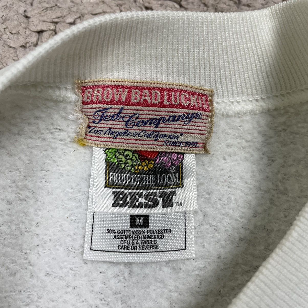 Fruit Of The Loom Vintage 1991 Ted Company 'TEDDY' Sweatshirt Size US M / EU 48-50 / 2 - 13 Thumbnail