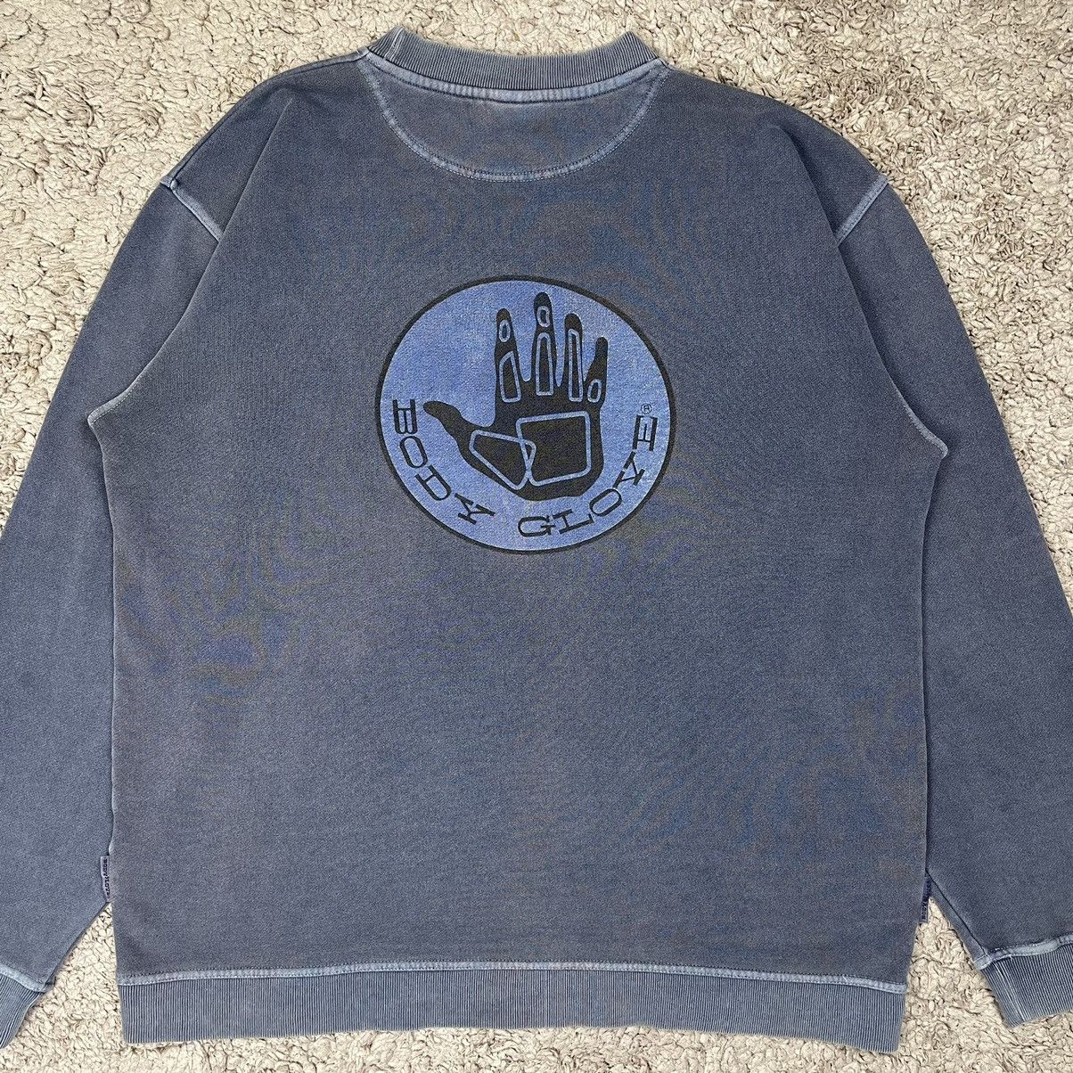 Body Glove Vintage Faded Body Glove Big Logo Sweatshirt Size US L / EU 52-54 / 3 - 5 Thumbnail