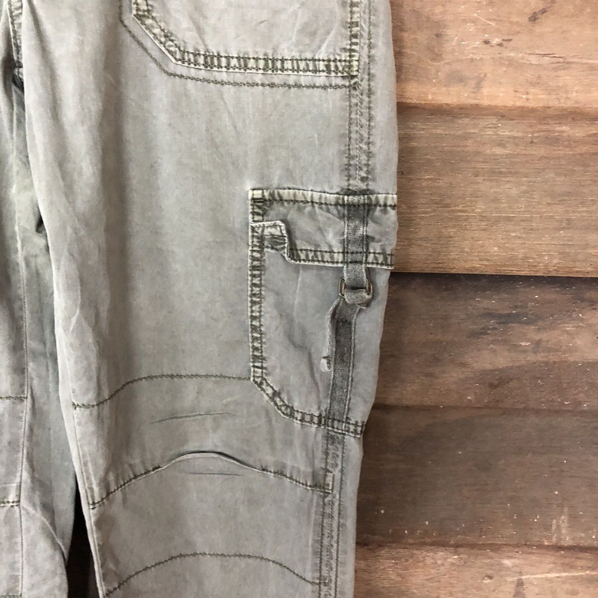 Faded Glory × Uniqlo Uniqlo faded Green jogger Cargo Pants #6934 Size US 30 / EU 46 - 6 Thumbnail