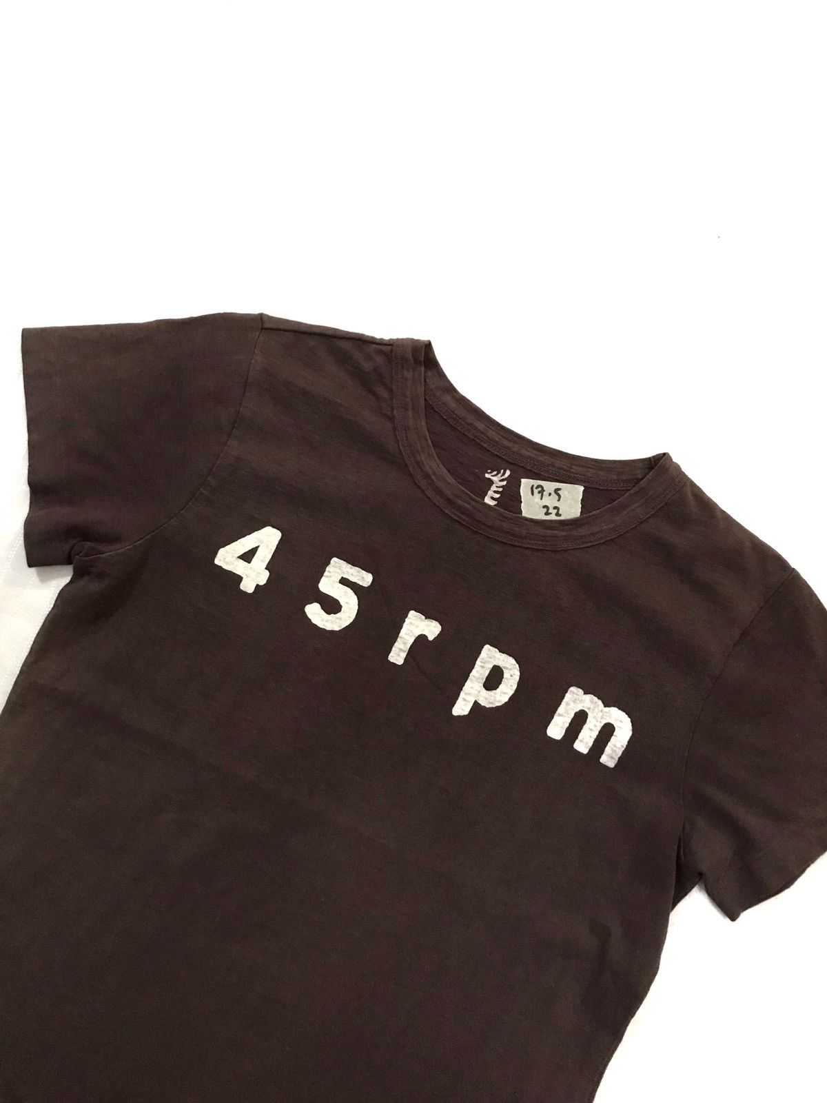 45rpm 45RPM Short Sleeve Tee Shirt Size XS / US 0-2 / IT 36-38 - 3 Thumbnail