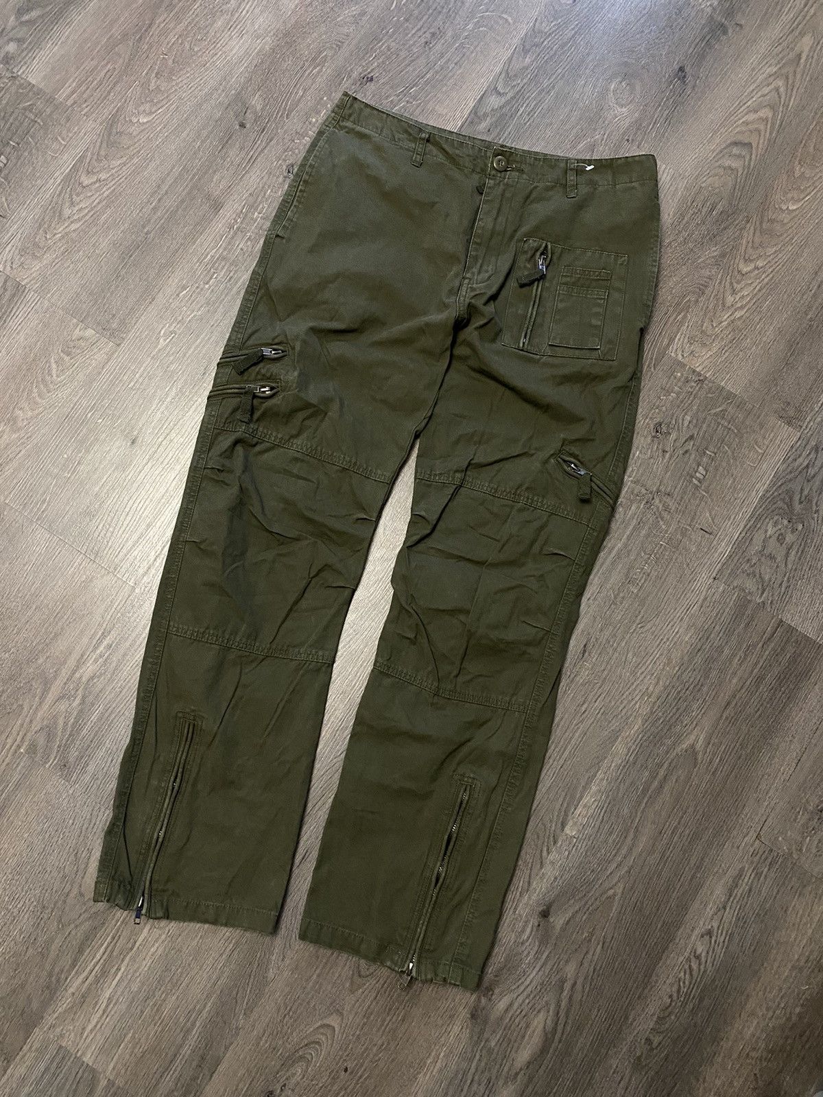 AFB CUTTING CARGO PANTS (INDIGO)
