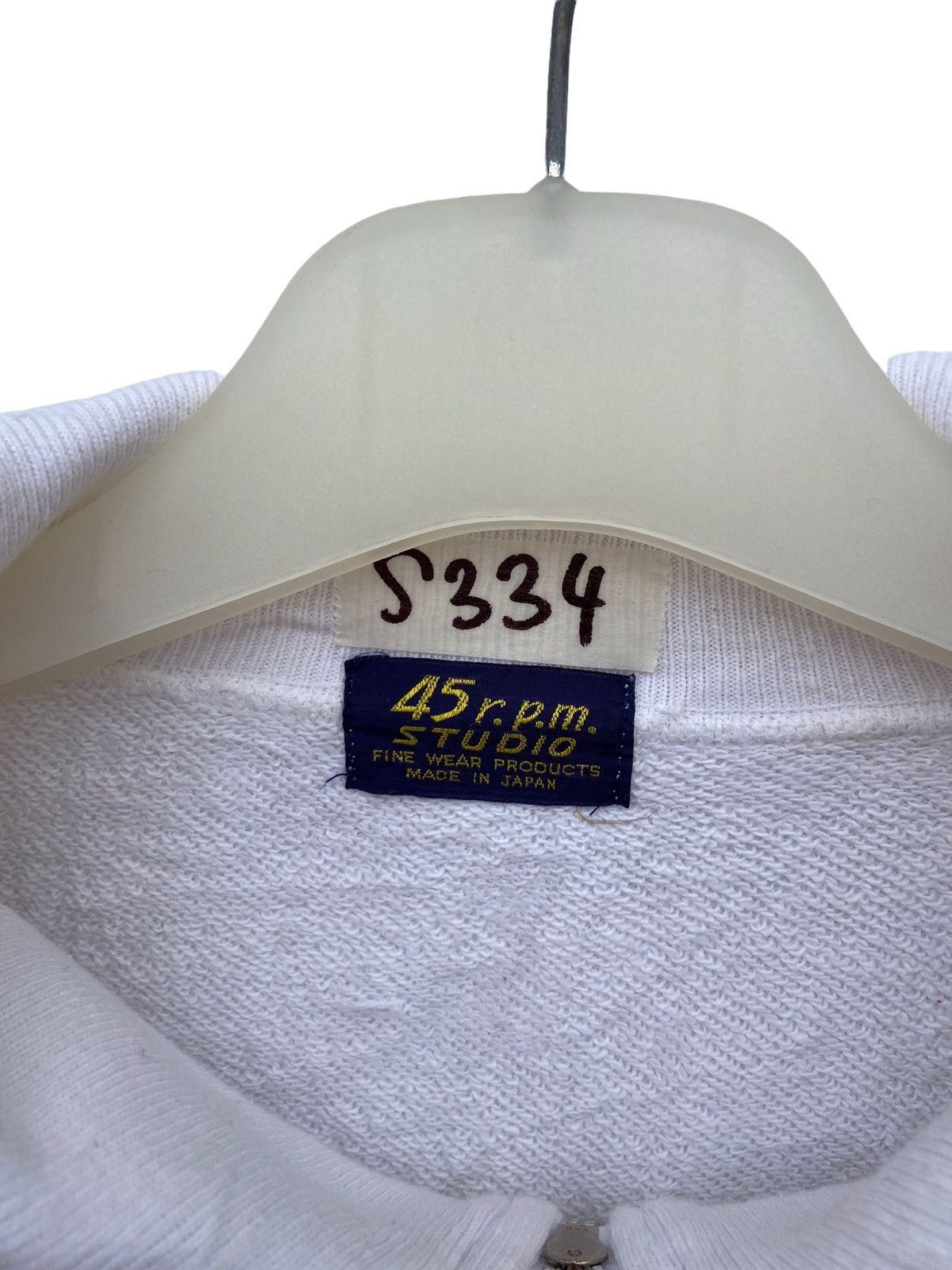 45rpm Vintage 45 RPM Half Zipper Pullover Sweatshirt Size US M / EU 48-50 / 2 - 4 Thumbnail