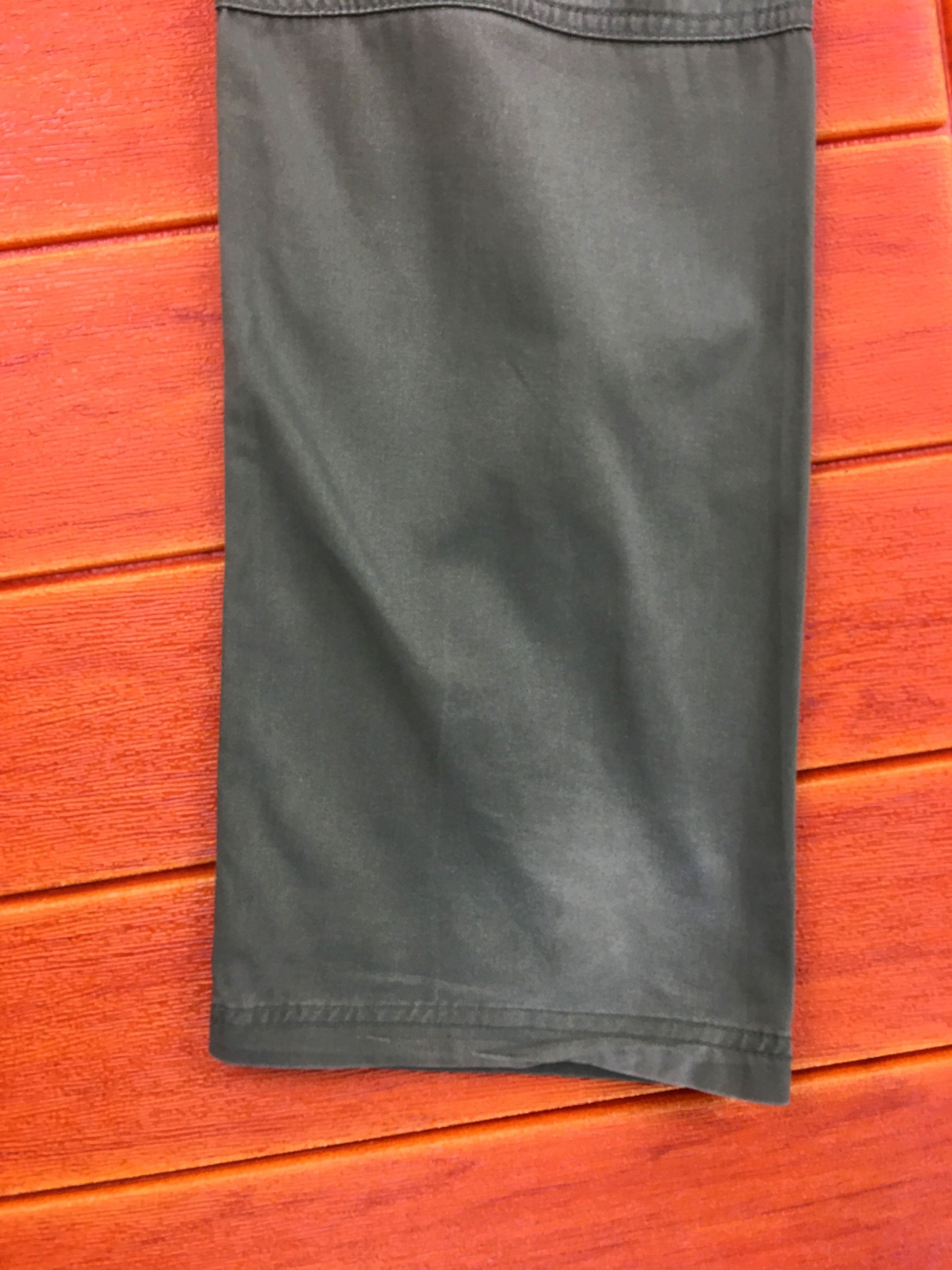Japanese Brand TAKEO KIKUCHI Olive Green Military Tactical Cargo Pants Size US 35 - 14 Thumbnail