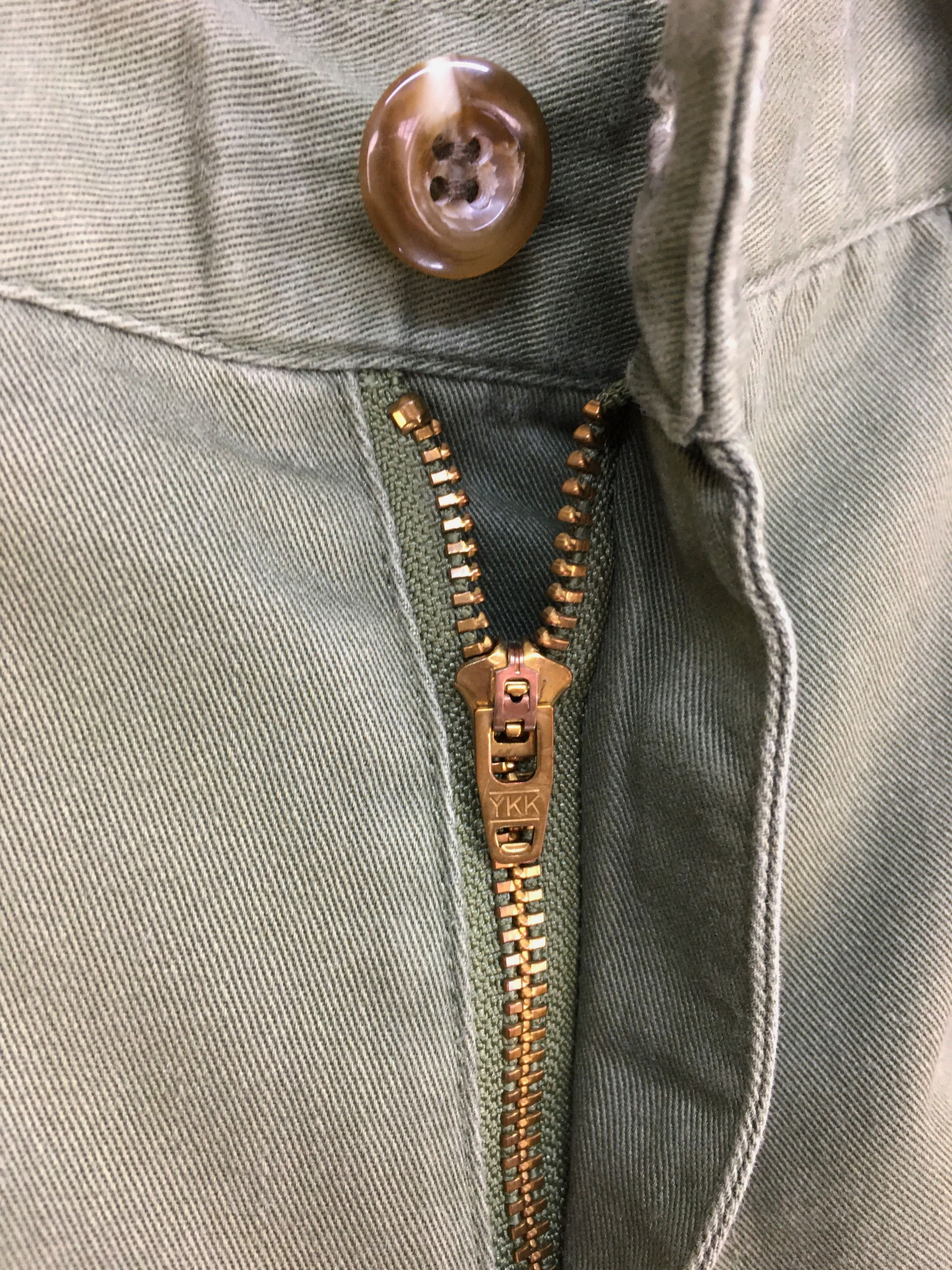 Japanese Brand TAKEO KIKUCHI Olive Green Military Tactical Cargo Pants Size US 35 - 16 Thumbnail