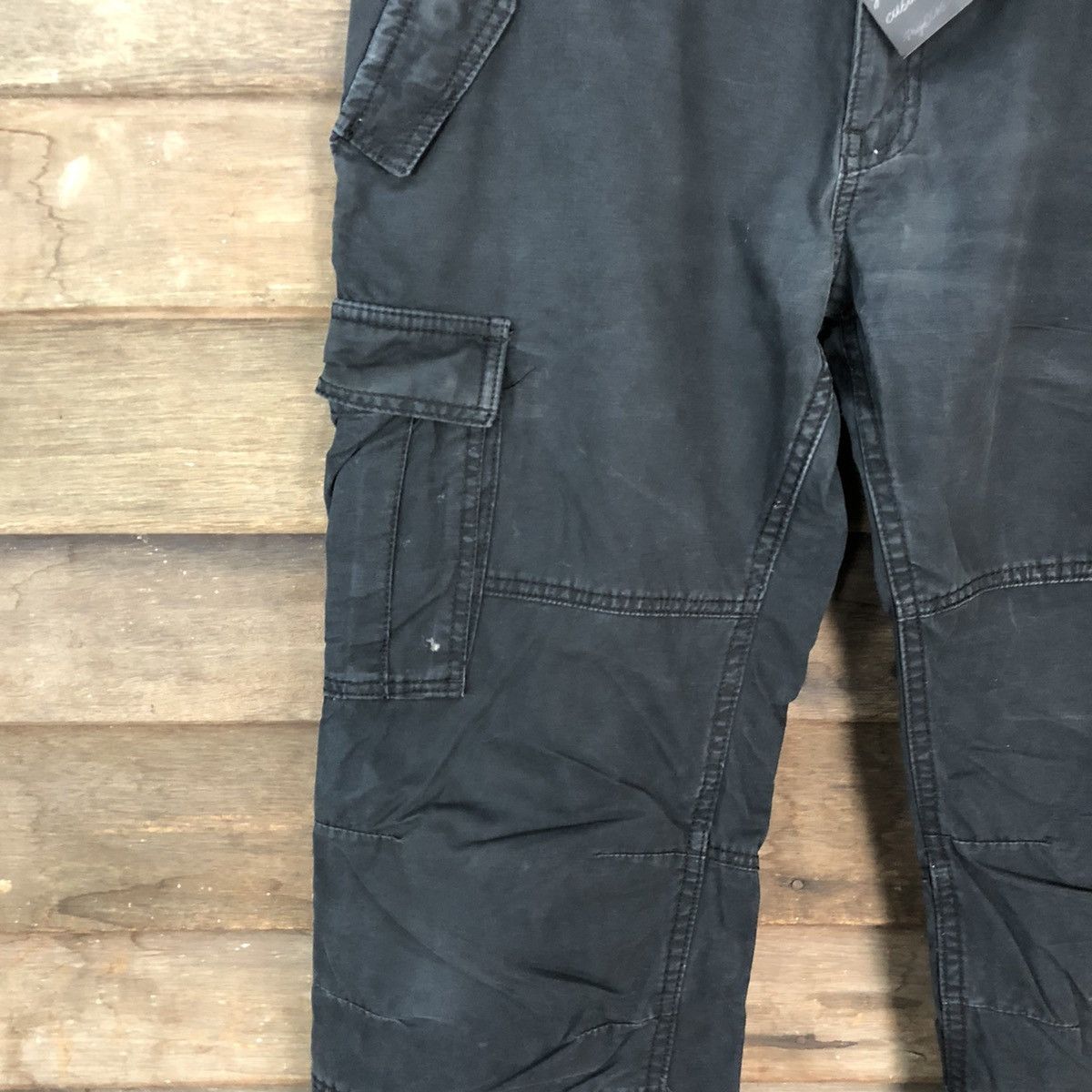 Faded Glory Japanese Brand Dark Blue multipocket Cargo Pants #4641 Size US 32 / EU 48 - 6 Thumbnail