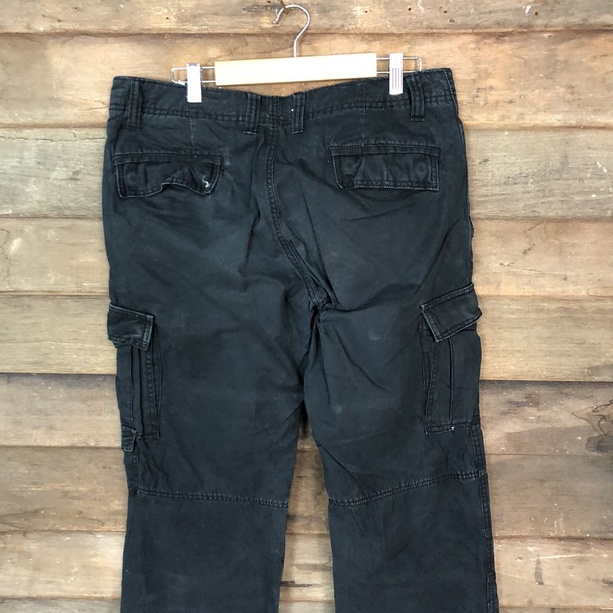 Faded Glory Japanese Brand Dark Blue multipocket Cargo Pants #4641 Size US 32 / EU 48 - 12 Thumbnail