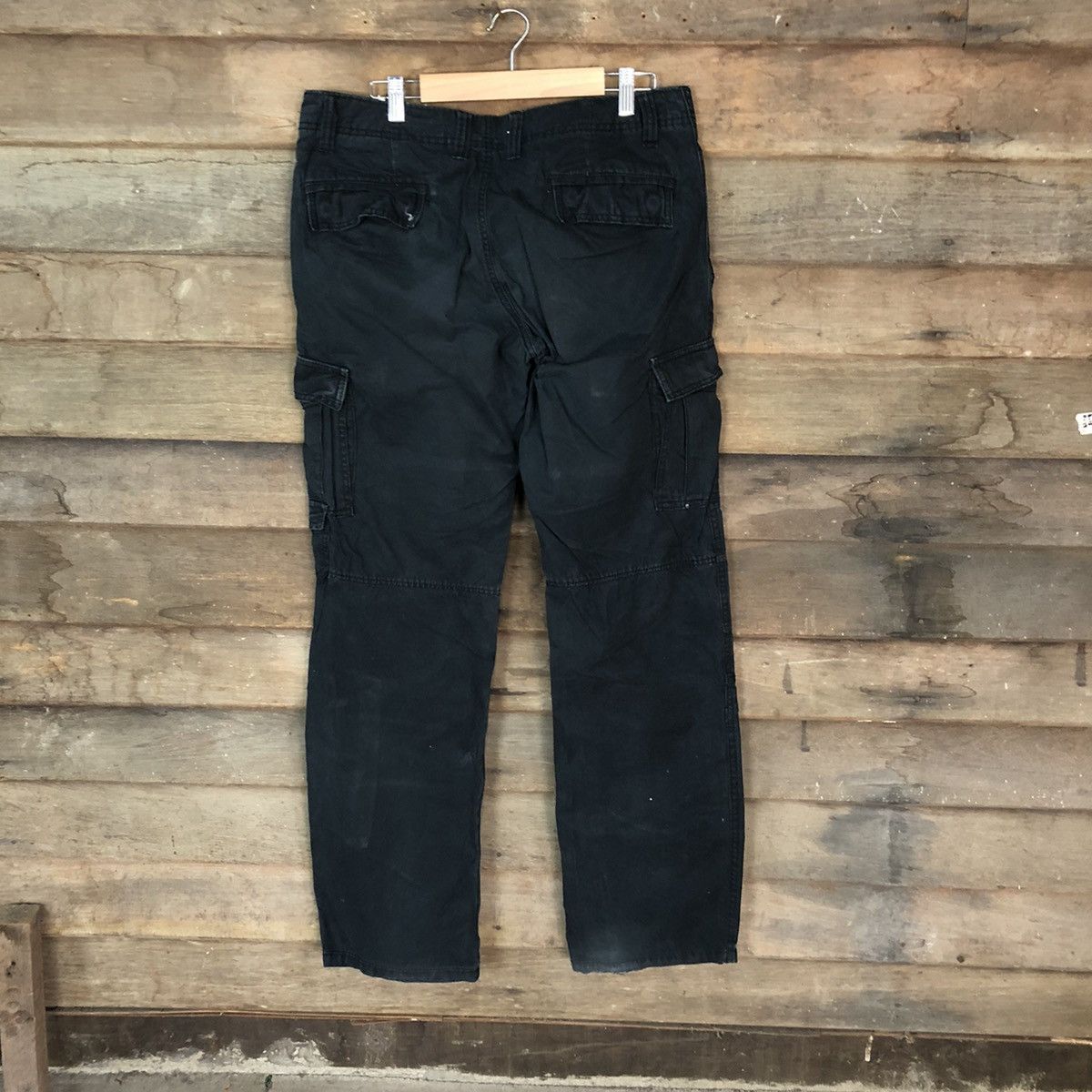 Faded Glory Japanese Brand Dark Blue multipocket Cargo Pants #4641 Size US 32 / EU 48 - 11 Thumbnail