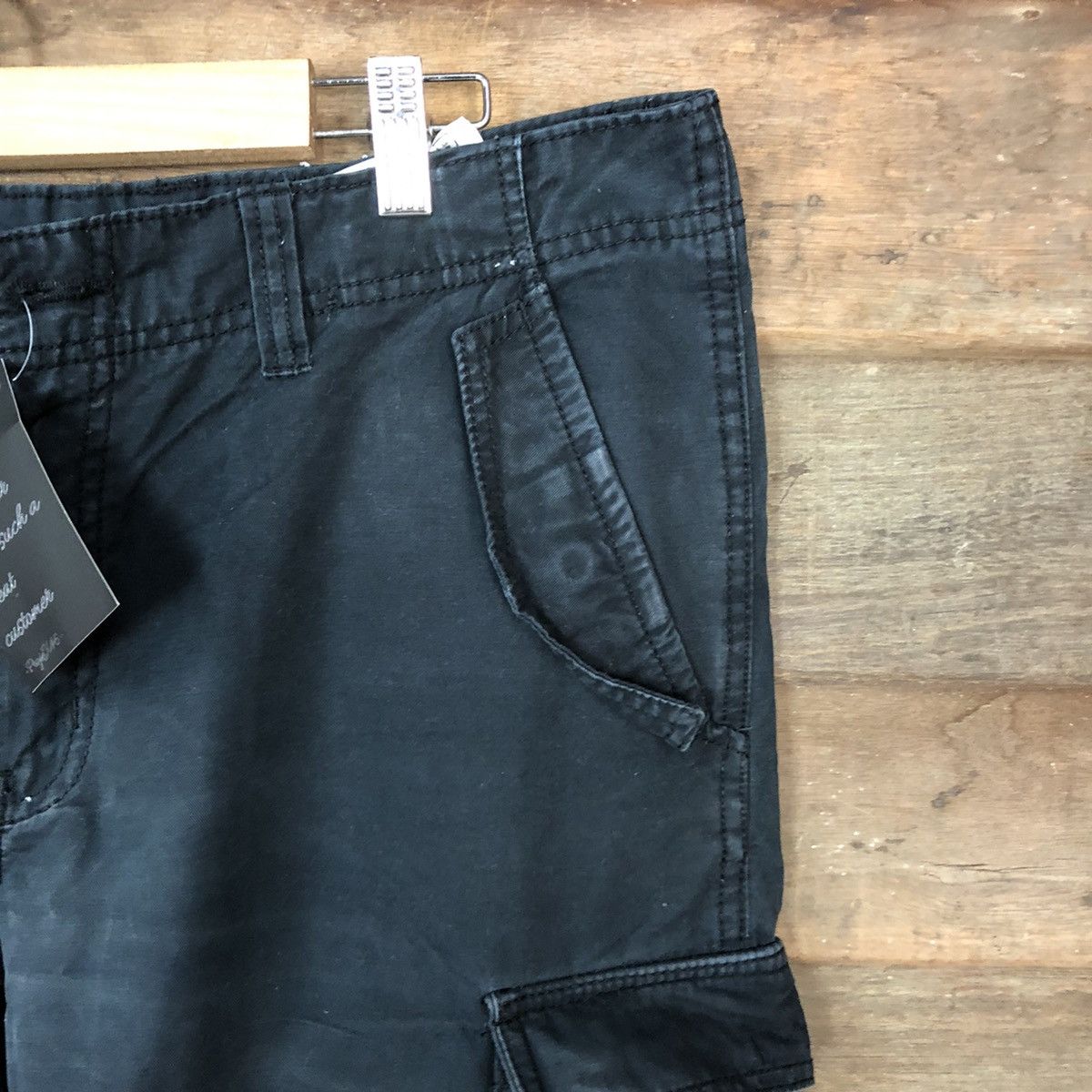 Faded Glory Japanese Brand Dark Blue multipocket Cargo Pants #4641 Size US 32 / EU 48 - 5 Thumbnail