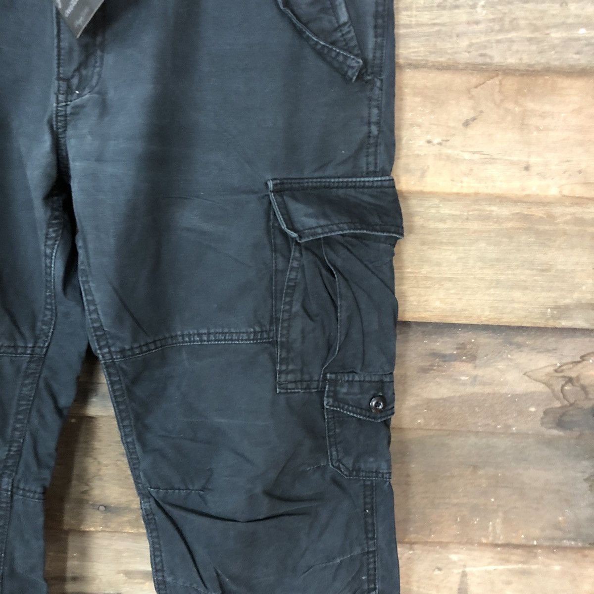 Faded Glory Japanese Brand Dark Blue multipocket Cargo Pants #4641 Size US 32 / EU 48 - 7 Thumbnail