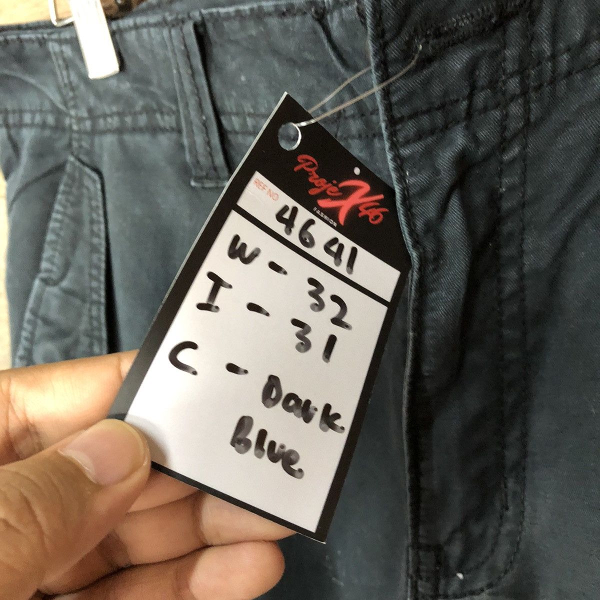 Faded Glory Japanese Brand Dark Blue multipocket Cargo Pants #4641 Size US 32 / EU 48 - 10 Thumbnail