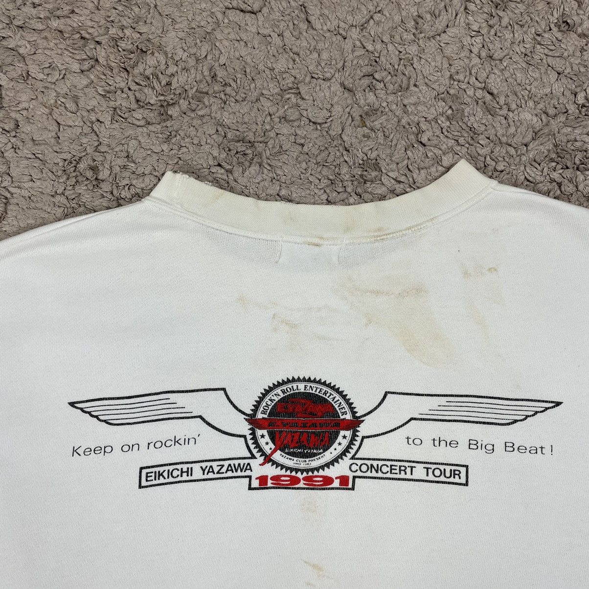 Band Tees Vintage Eikichi Yazawa Concert Tour 1991 Sweatshirt Size US XL / EU 56 / 4 - 12 Thumbnail
