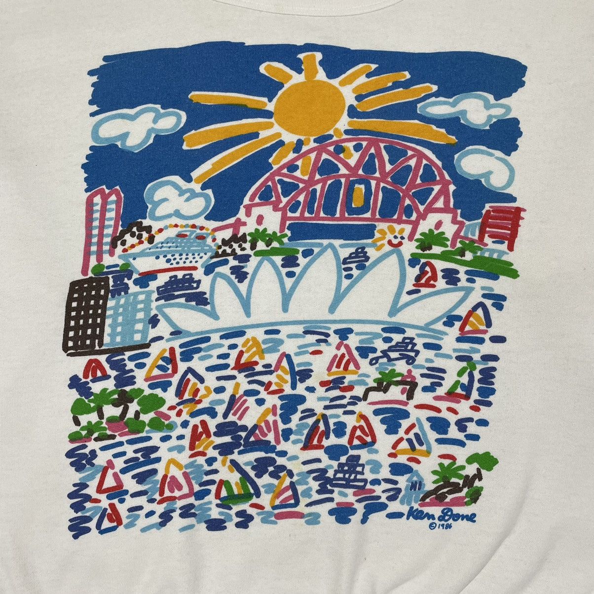 Vintage Vintage 80's Art by Ken Done Size US M / EU 48-50 / 2 - 7 Thumbnail