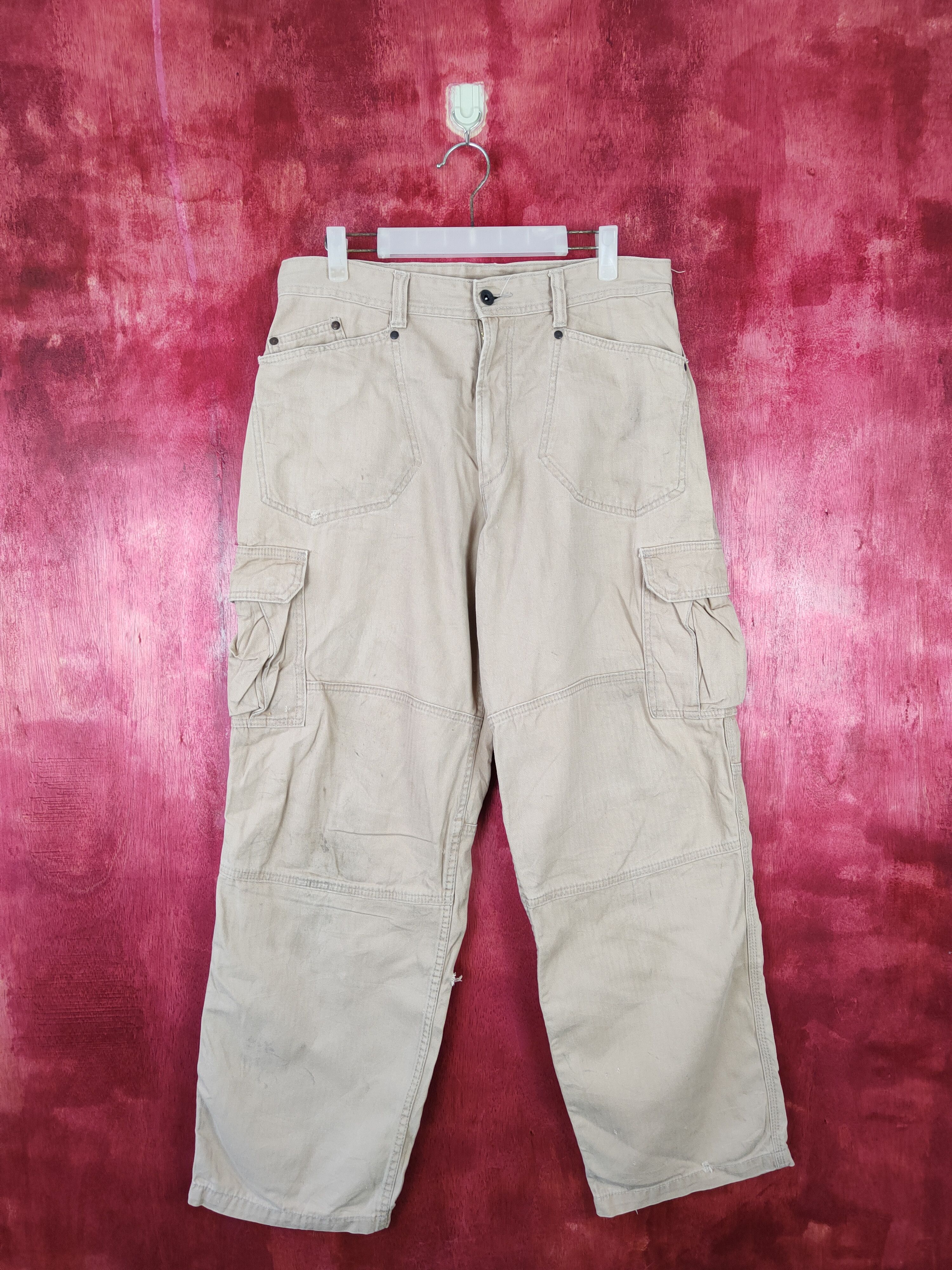 Even River Brown Multi Pocket Tactical Cargo Pants #4888