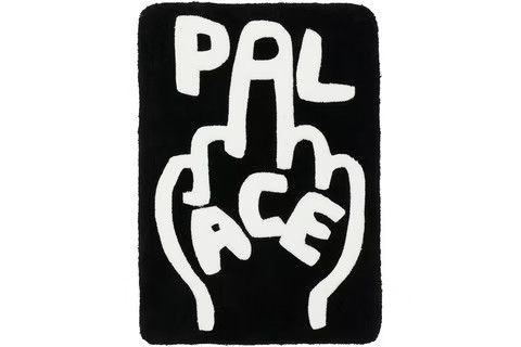 Palace × Streetwear × Supreme Palace Middle Finger Up Rug Black DSWT ...