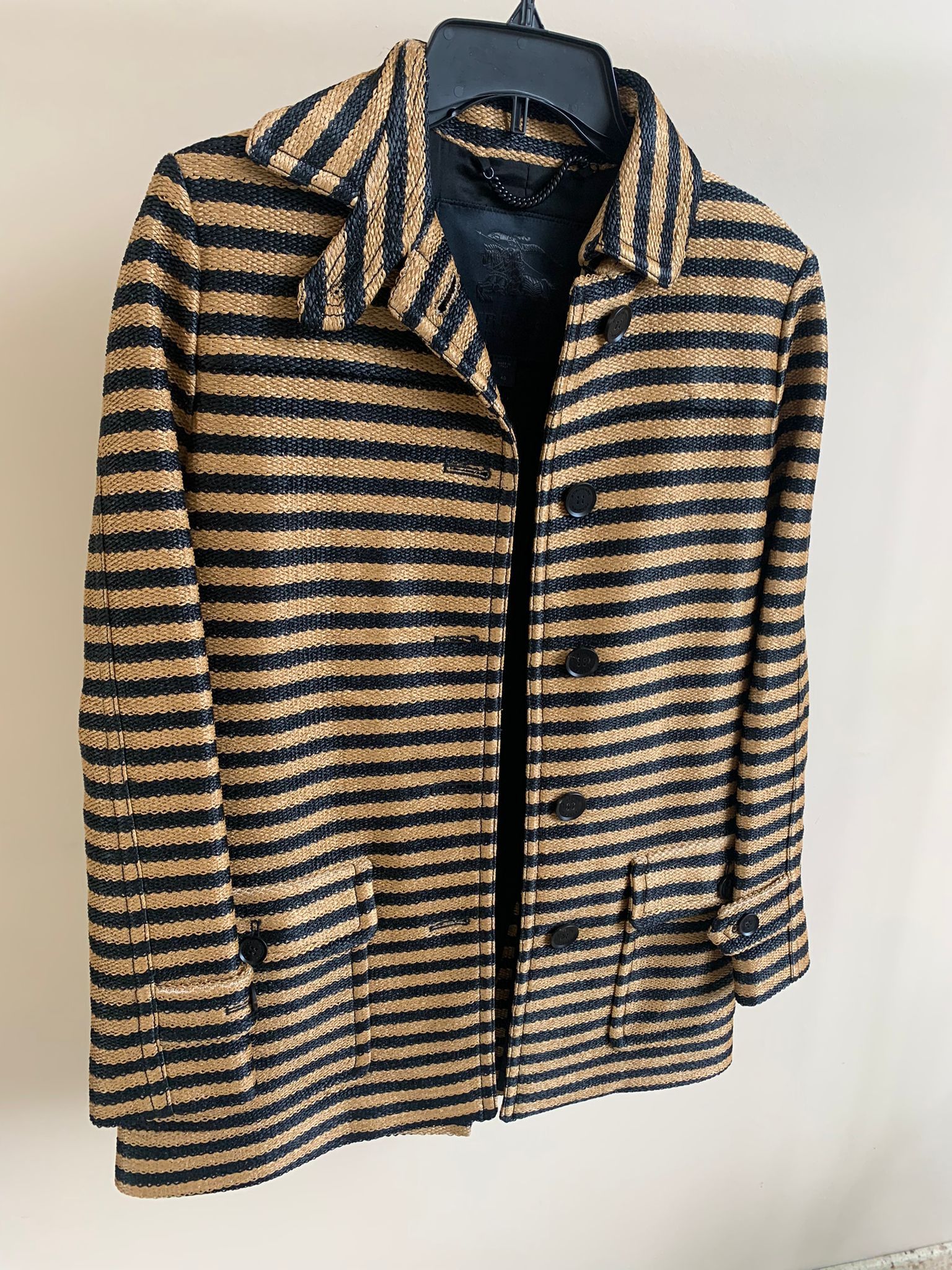 Burberry Prorsum Raffa Jacket in Royal Red / Navy Blue Size US XS / EU 42 / 0 - 2 Thumbnail