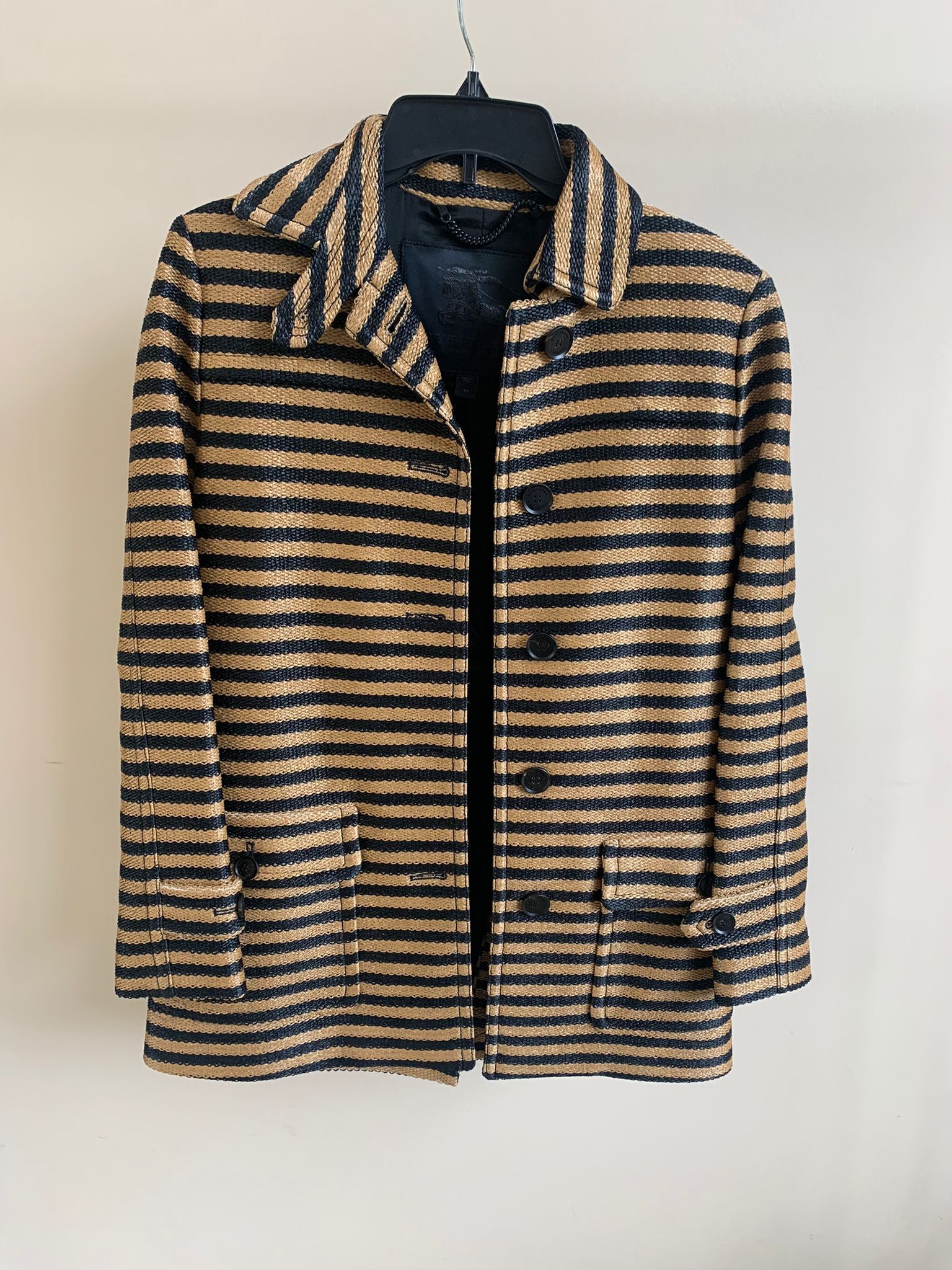 Burberry Prorsum Raffa Jacket in Royal Red / Navy Blue Size US XS / EU 42 / 0 - 1 Thumbnail