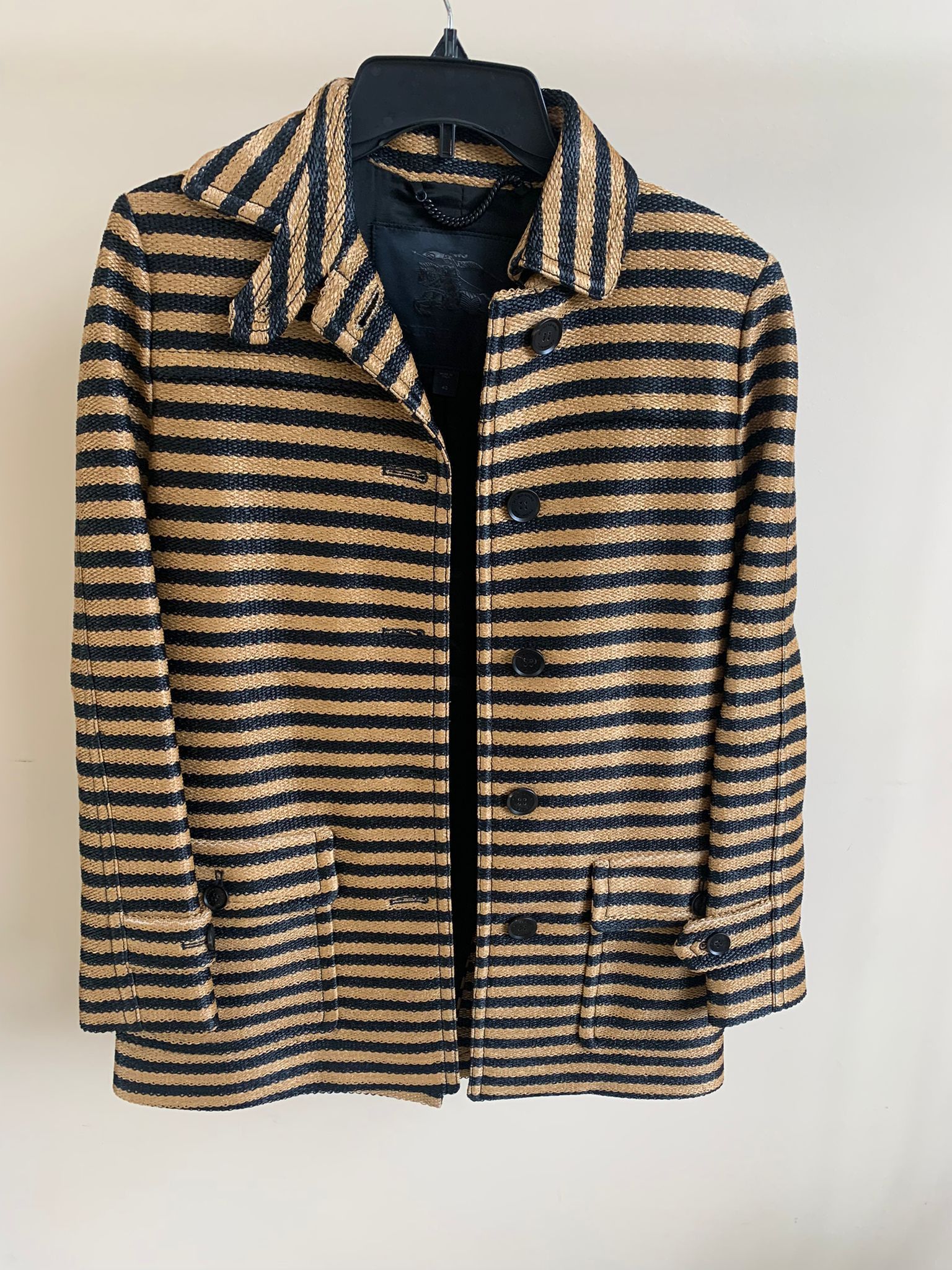 Burberry Prorsum Raffa Jacket in Royal Red / Navy Blue Size US XS / EU 42 / 0 - 3 Thumbnail