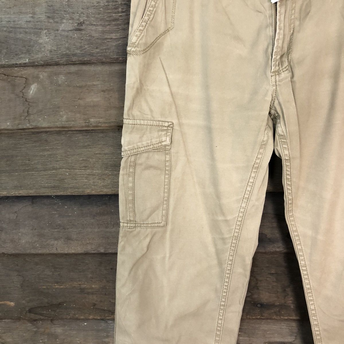 Global Work Shuca Global Work streetwear Brown Cargo Pants #4476 Size US 28 / EU 44 - 6 Thumbnail