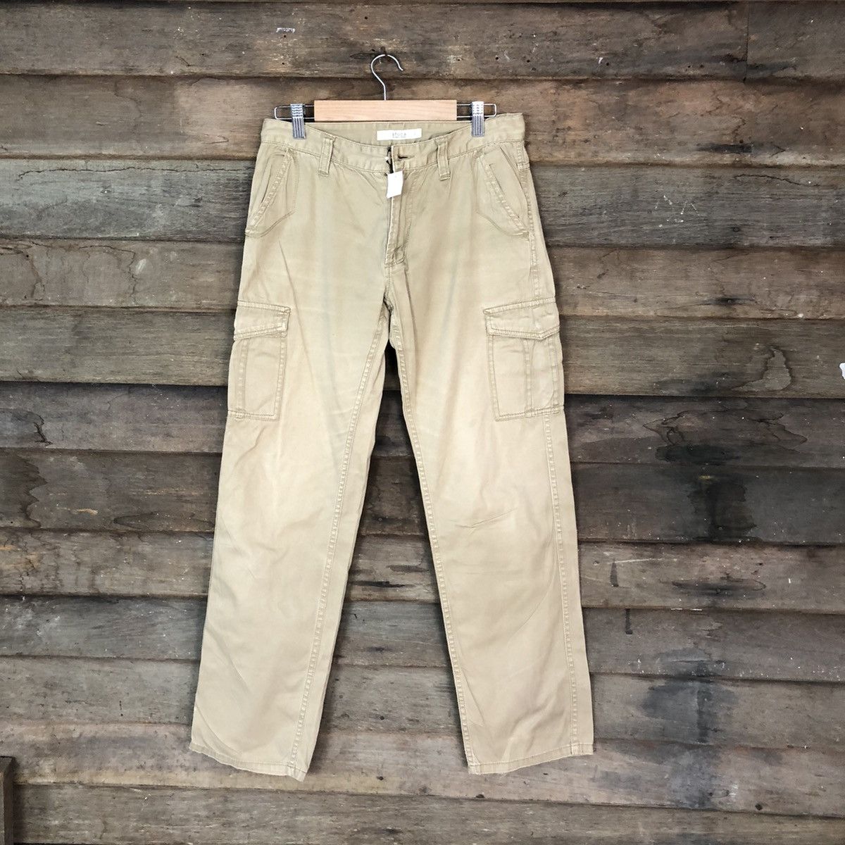 Global Work Shuca Global Work streetwear Brown Cargo Pants #4476 Size US 28 / EU 44 - 1 Thumbnail