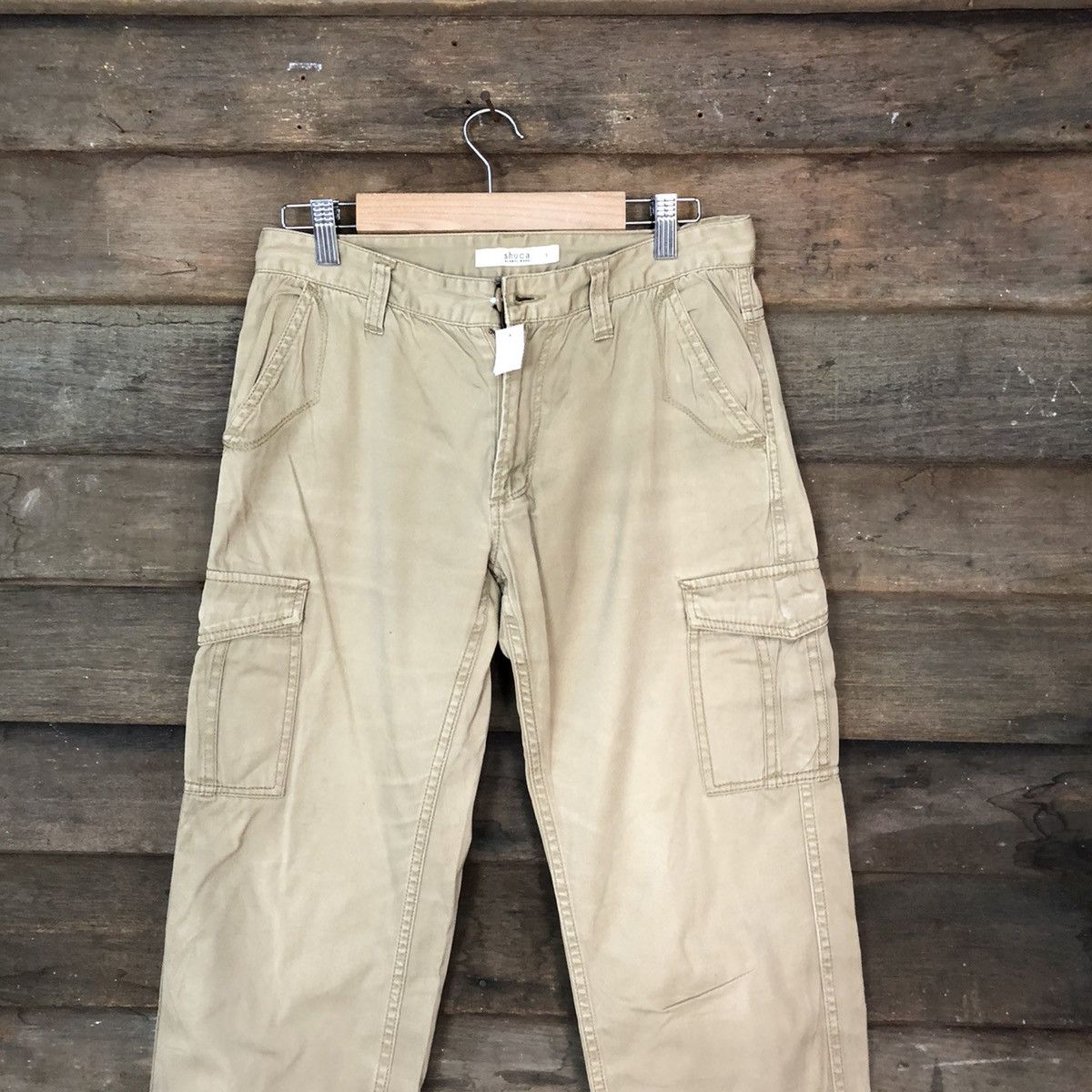 Global Work Shuca Global Work streetwear Brown Cargo Pants #4476 Size US 28 / EU 44 - 2 Thumbnail