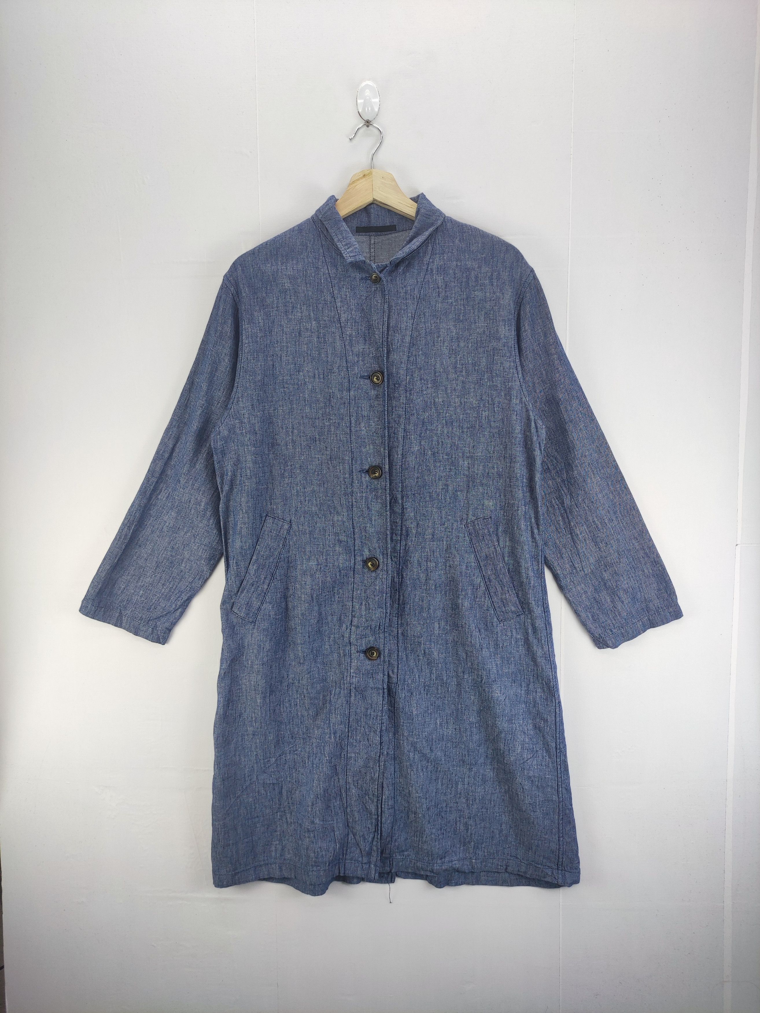 Uniqlo Long Coat Jacket Button Up