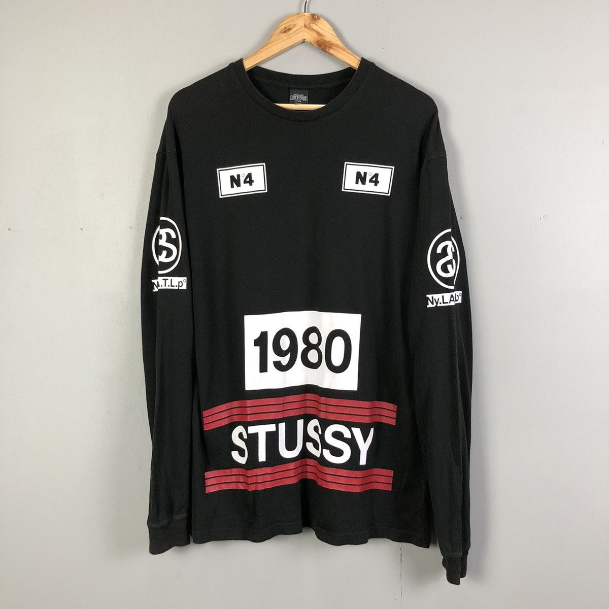 Stussy 🔥Rare🔥 Stussy N4 Custom Made Long Sleeve Tshirt Size US S / EU 44-46 / 1 - 1 Thumbnail