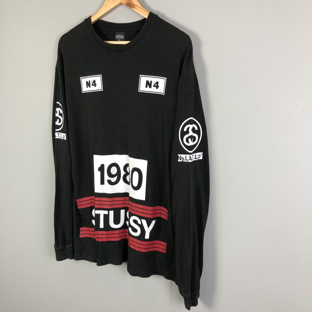 Stussy 🔥Rare🔥 Stussy N4 Custom Made Long Sleeve Tshirt Size US S / EU 44-46 / 1 - 2 Thumbnail