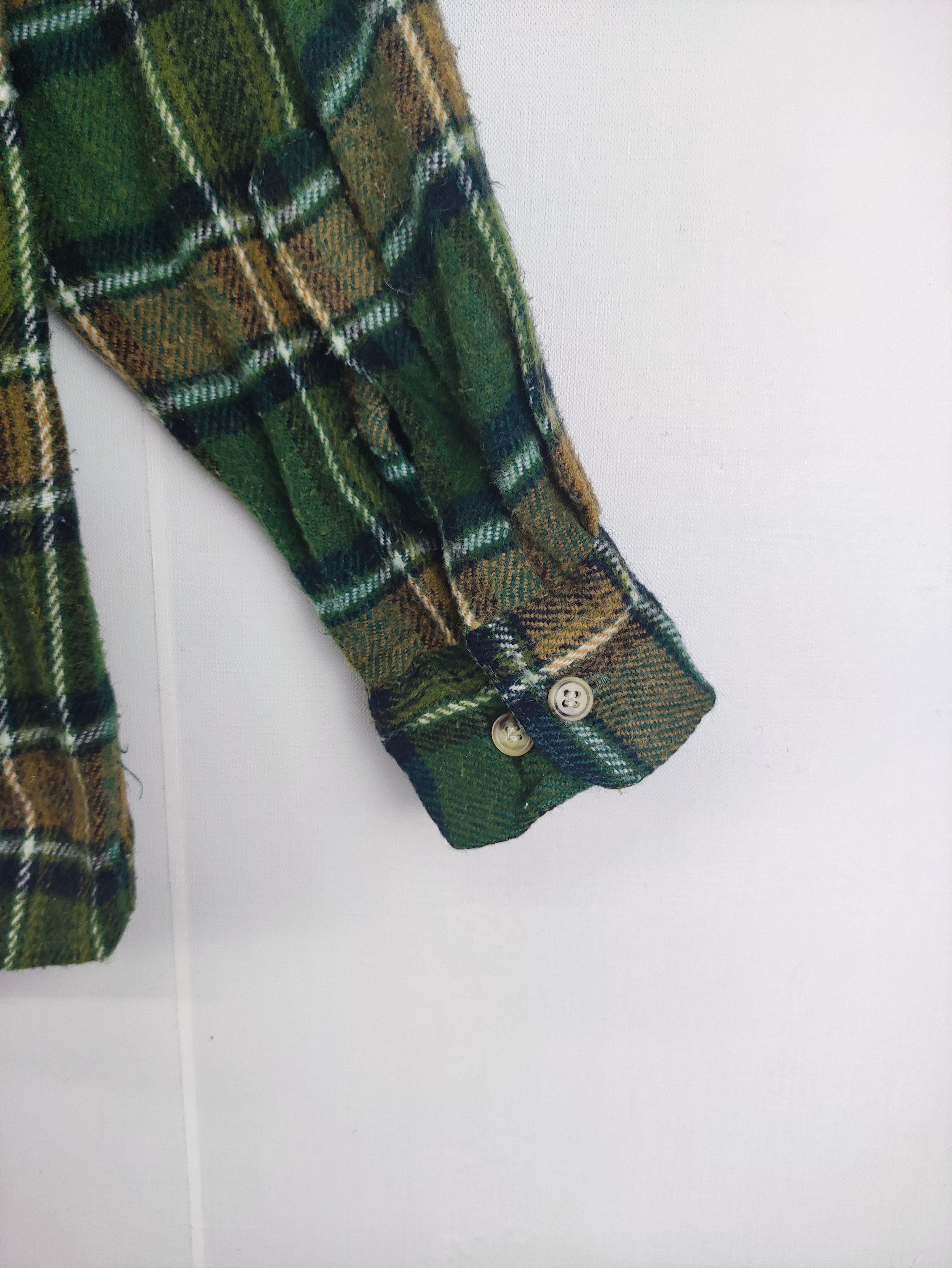 Flannel Vintage Flannel Wool Shirt Button Up By City Playing Size US M / EU 48-50 / 2 - 6 Thumbnail