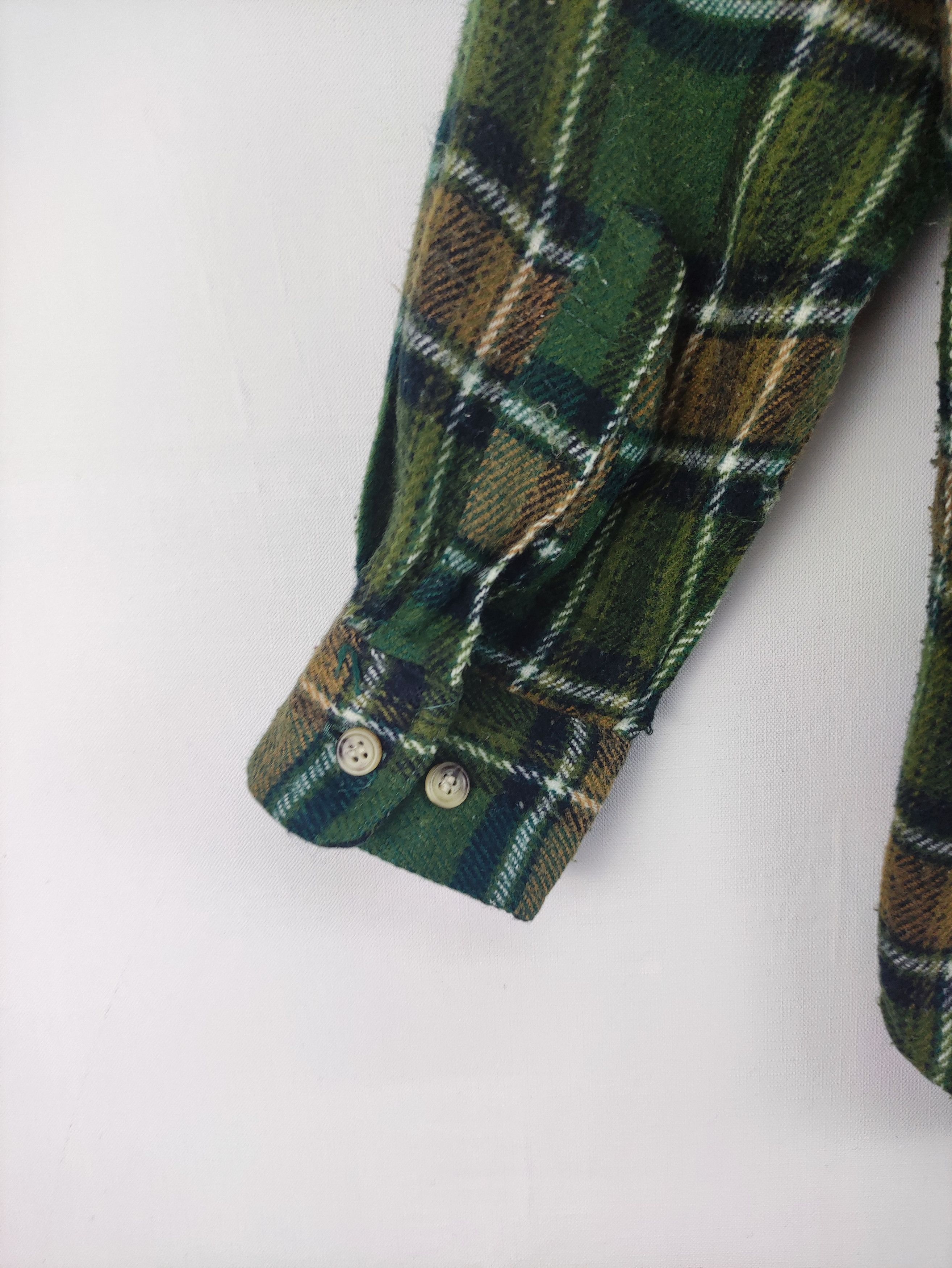Flannel Vintage Flannel Wool Shirt Button Up By City Playing Size US M / EU 48-50 / 2 - 7 Thumbnail