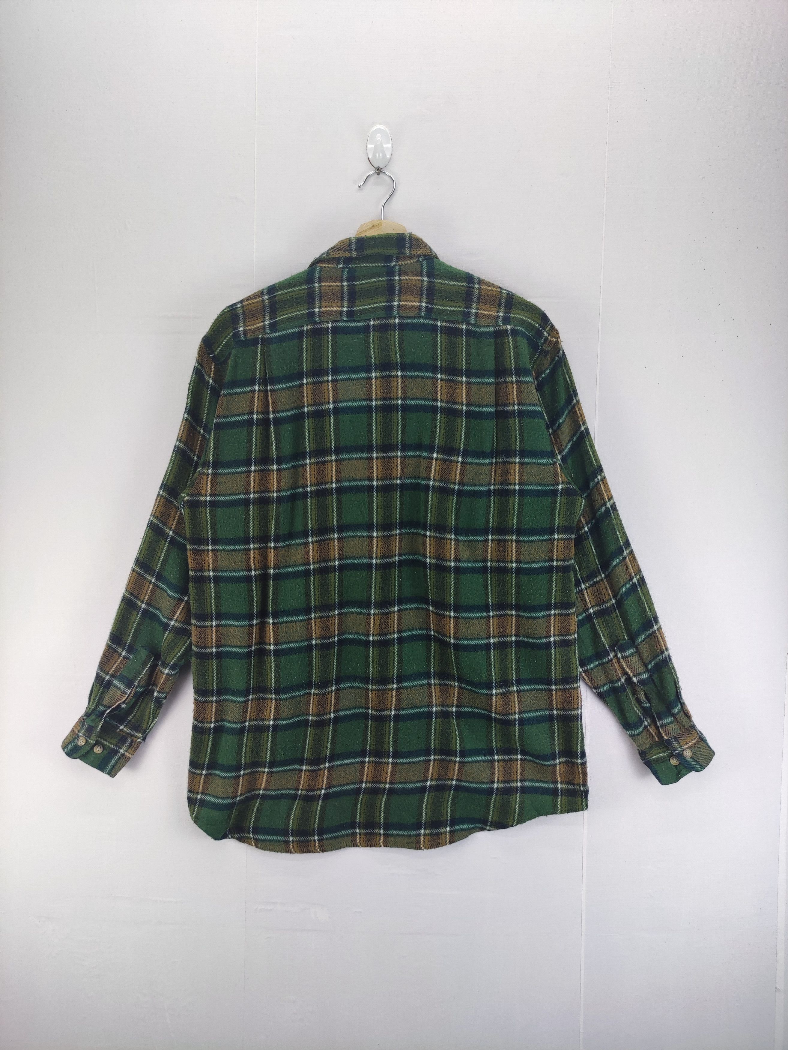 Flannel Vintage Flannel Wool Shirt Button Up By City Playing Size US M / EU 48-50 / 2 - 8 Thumbnail