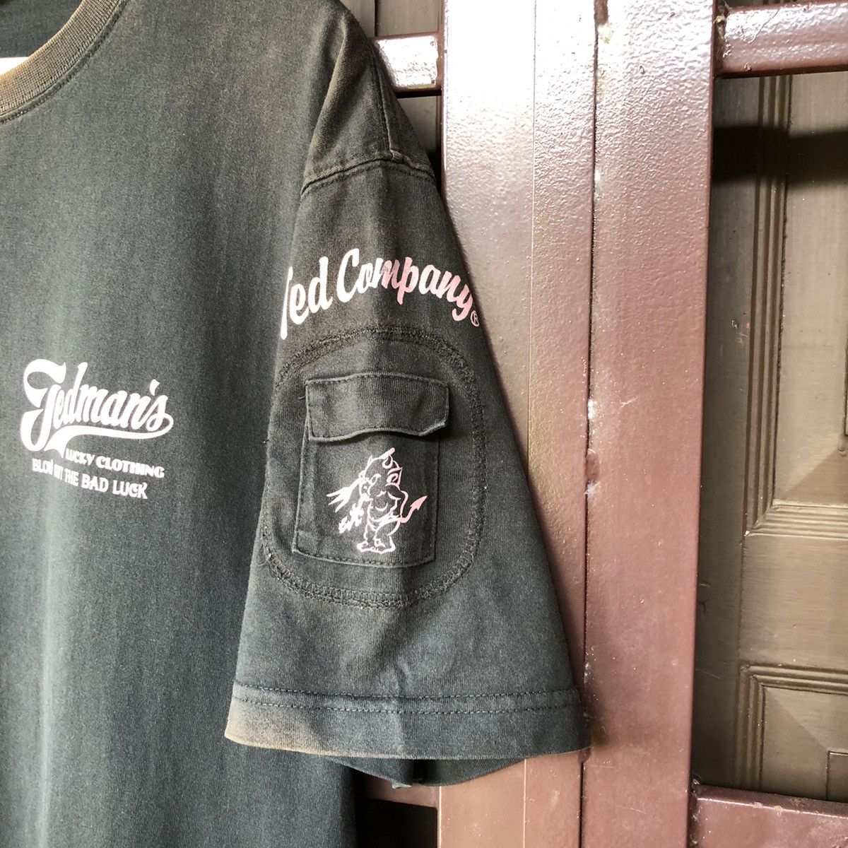 Vintage Faded Ted Company Devils Equipment Tshirt Size US XL / EU 56 / 4 - 10 Thumbnail