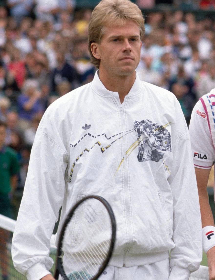 Adidas Vintage 80s-90s Adidas Stefan Edberg tournament rare jacket ...