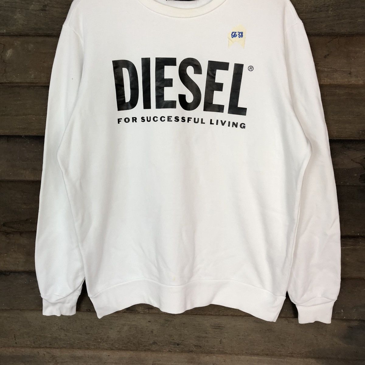 Diesel Diesel White Sweatshirt #5638 Size US XL / EU 56 / 4 - 3 Thumbnail