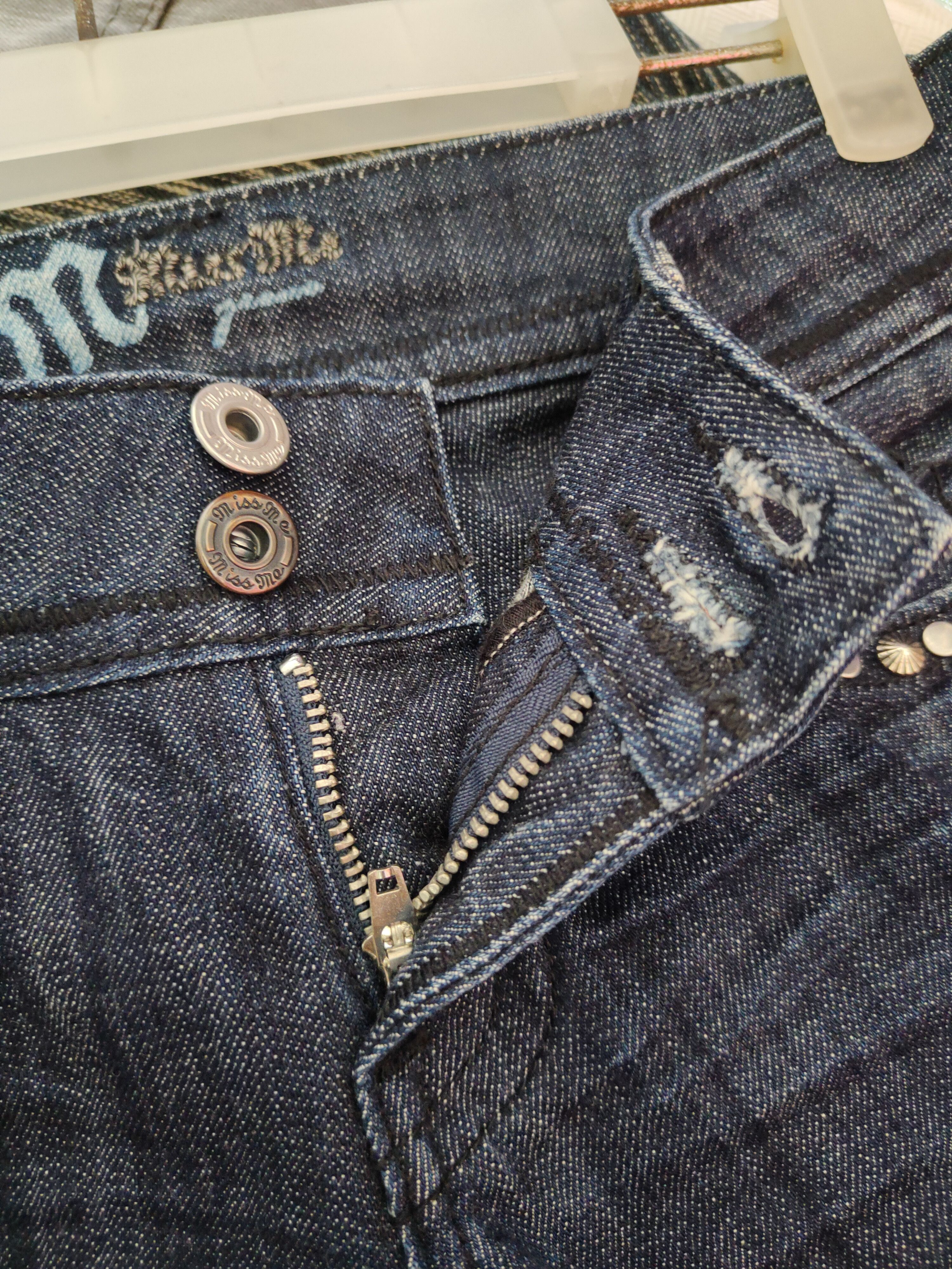Miss Me DL Miss Me skull like if6was9 lgb denim Jeans #S1112 Size 27" / US 4 / IT 40 - 7 Thumbnail