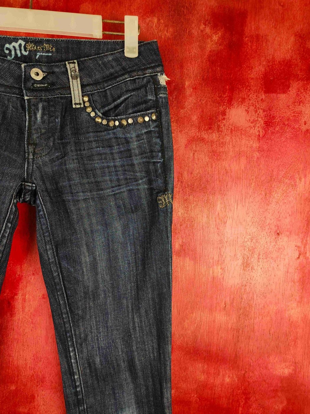 Miss Me DL Miss Me skull like if6was9 lgb denim Jeans #S1112 Size 27" / US 4 / IT 40 - 16 Thumbnail