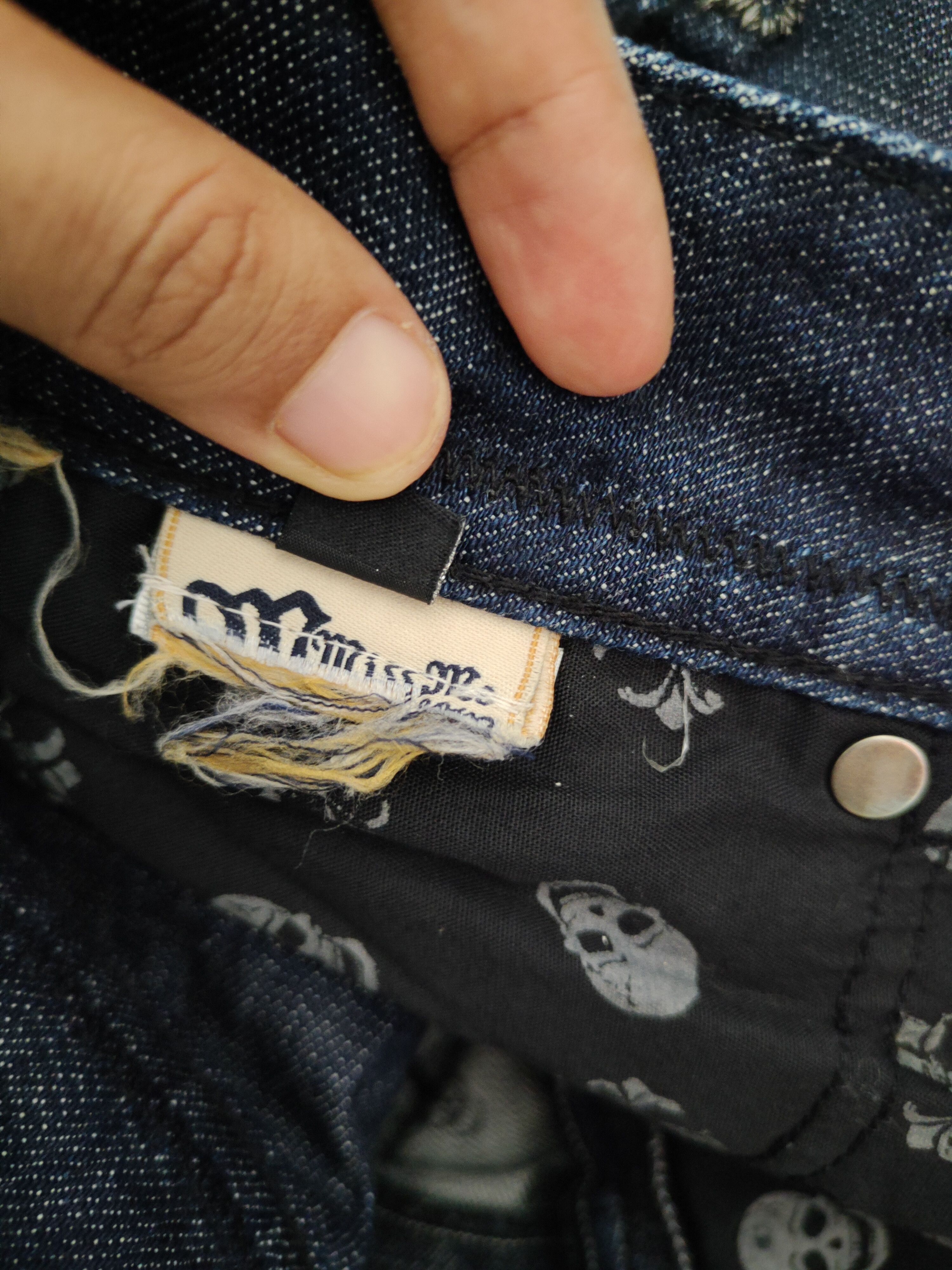 Miss Me DL Miss Me skull like if6was9 lgb denim Jeans #S1112 Size 27" / US 4 / IT 40 - 8 Thumbnail