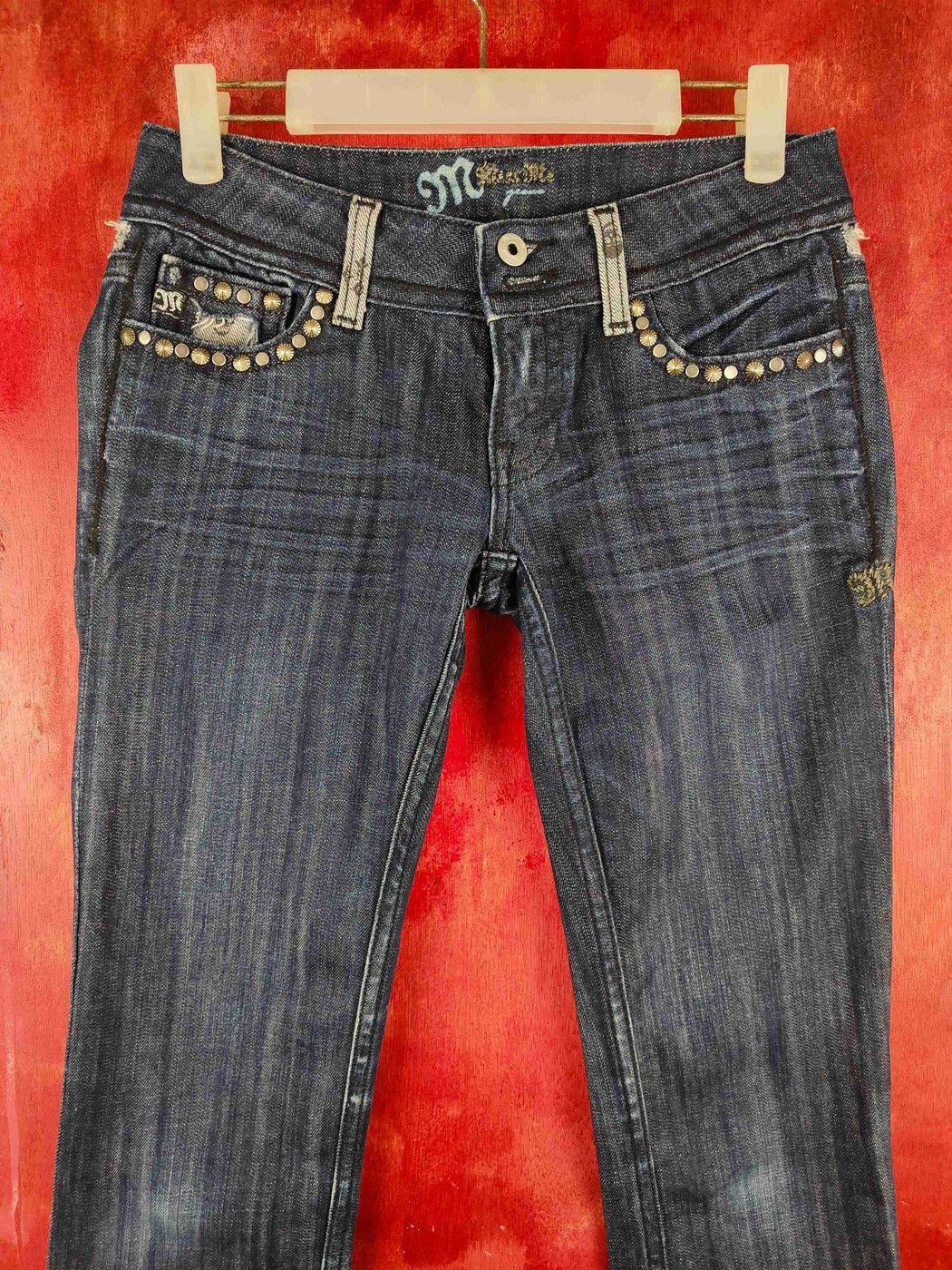 Miss Me DL Miss Me skull like if6was9 lgb denim Jeans #S1112 Size 27" / US 4 / IT 40 - 11 Thumbnail