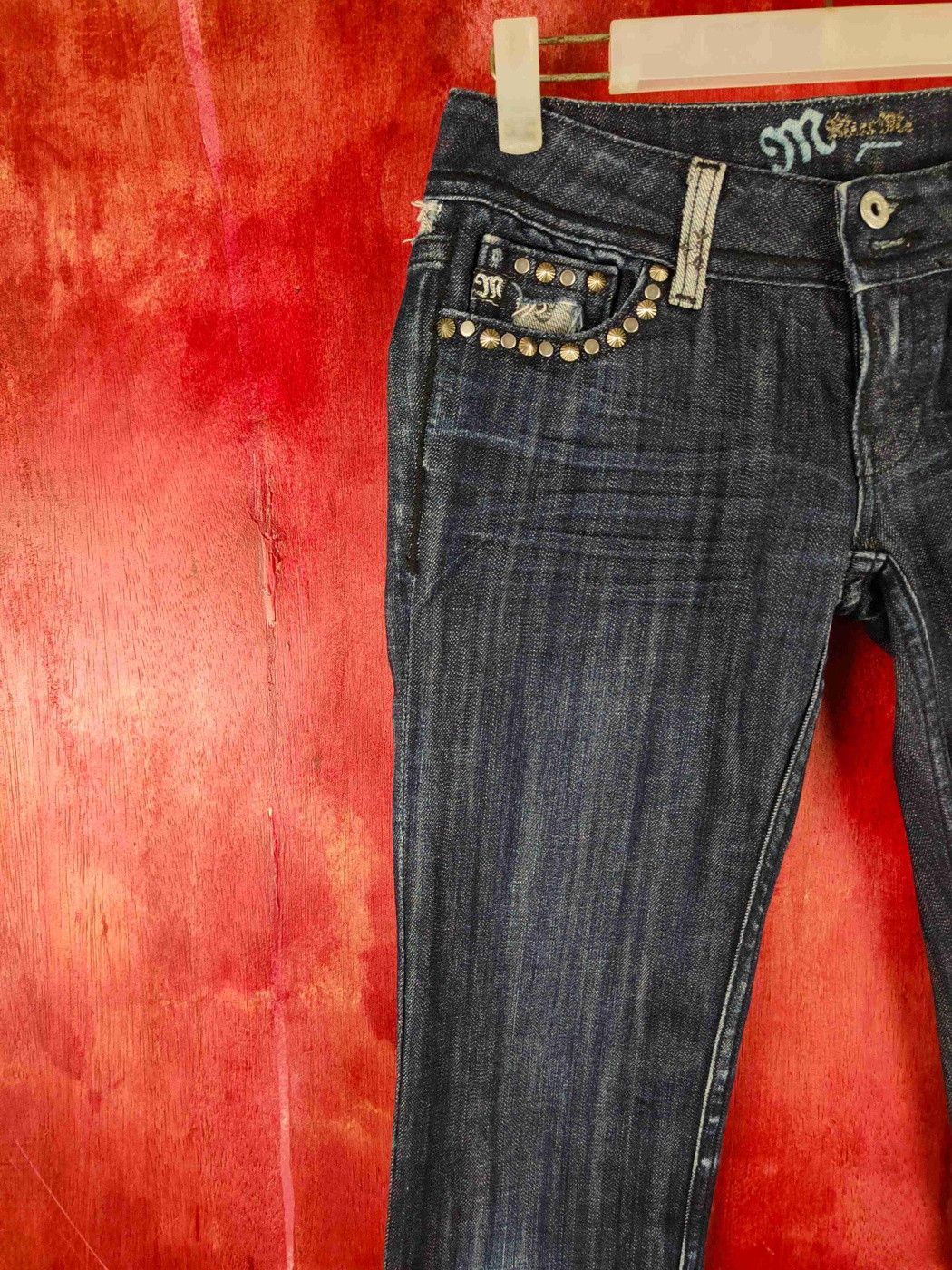 Miss Me DL Miss Me skull like if6was9 lgb denim Jeans #S1112 Size 27" / US 4 / IT 40 - 13 Thumbnail