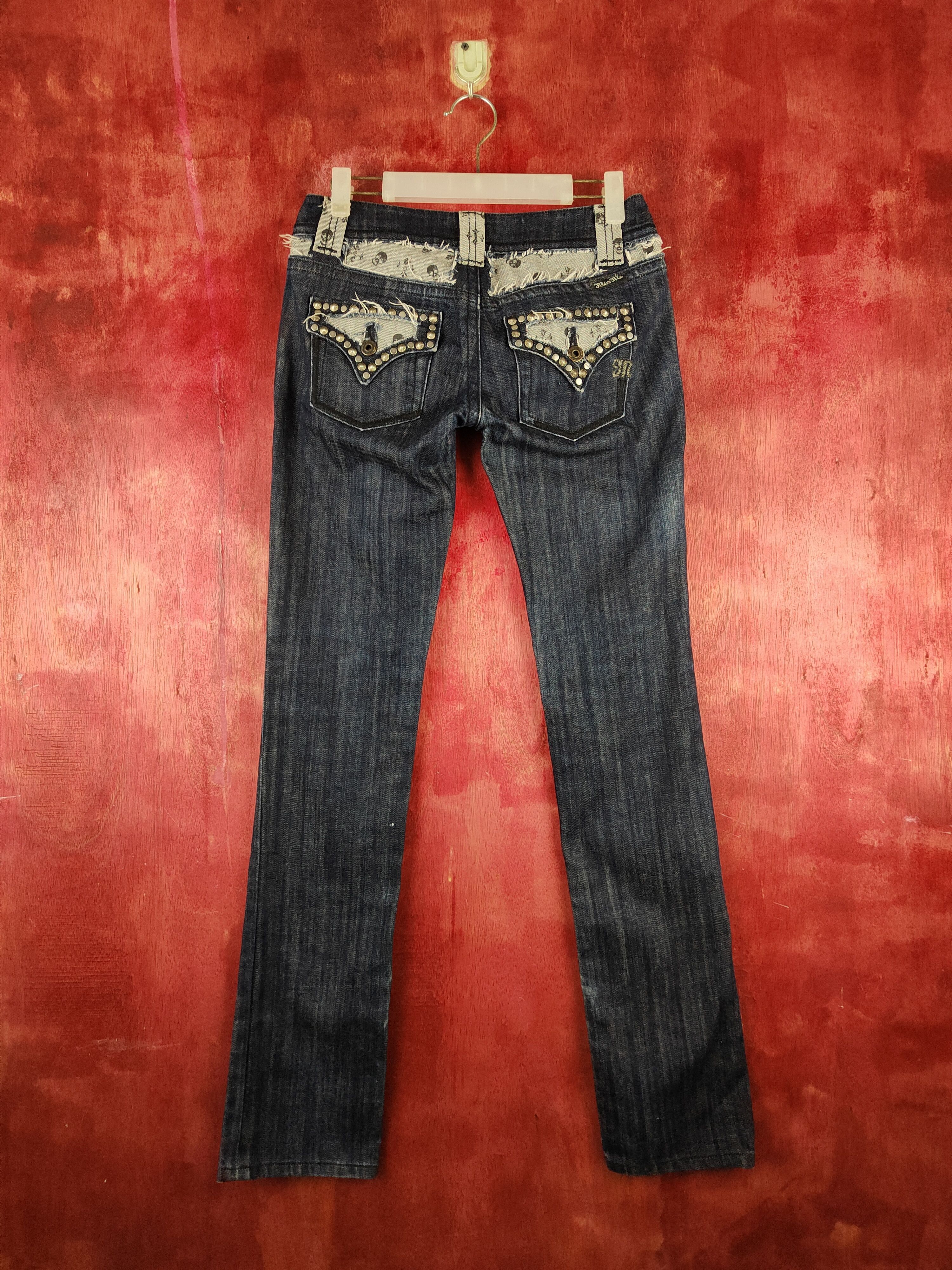 Miss Me DL Miss Me skull like if6was9 lgb denim Jeans #S1112 Size 27" / US 4 / IT 40 - 1 Thumbnail