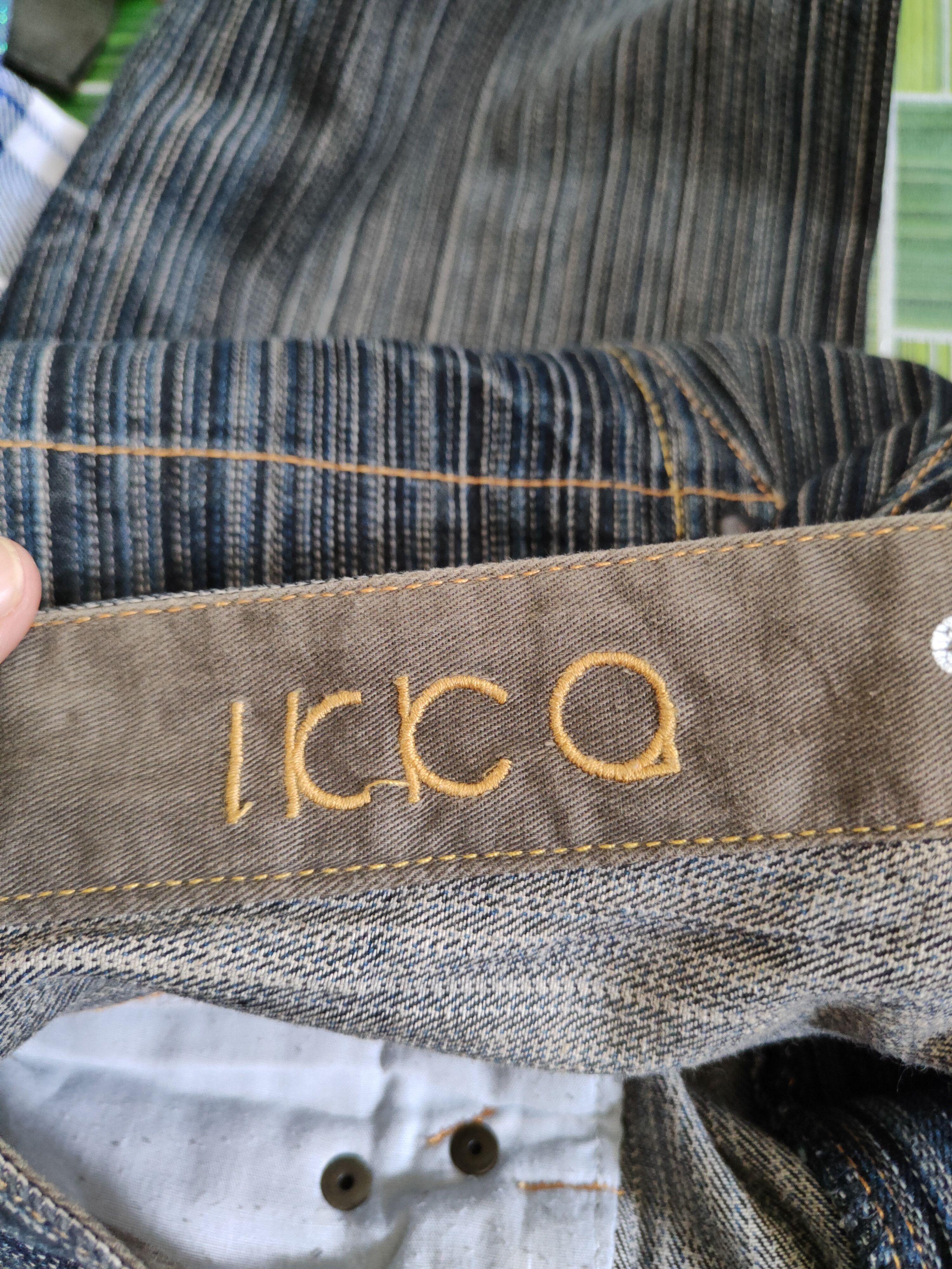 Japanese Brand Ikka Dark Blue Faded stripe denim Jeans pants #S1111 Size 30" / US 8 / IT 44 - 14 Thumbnail