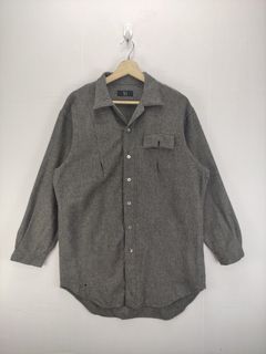 Yohji Yamamoto Wool Shirt | Grailed