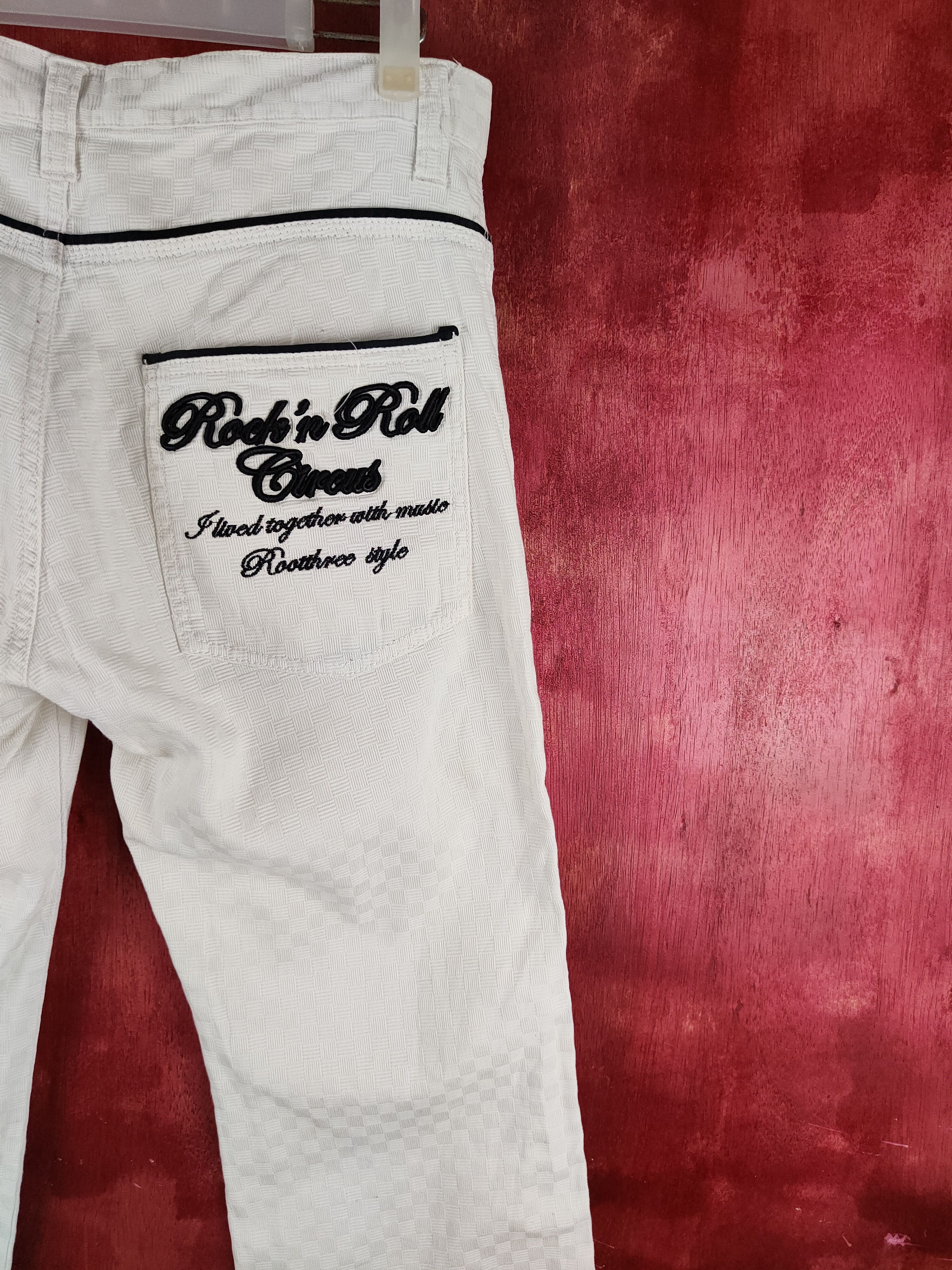 Japanese Brand × Seditionaries Root Three Style checkered White Casual Pants #S1109 Size 30" / US 8 / IT 44 - 11 Thumbnail