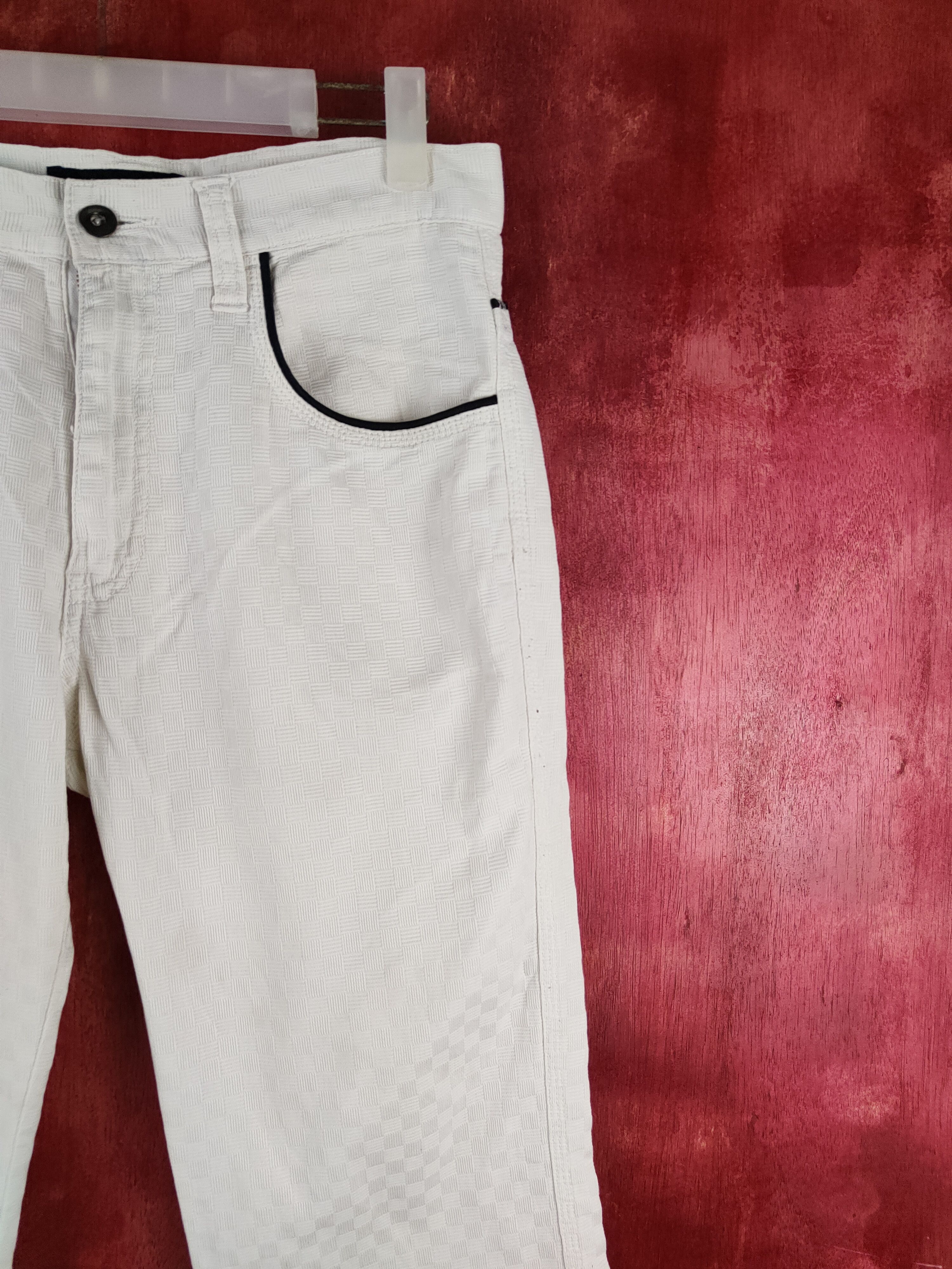 Japanese Brand × Seditionaries Root Three Style checkered White Casual Pants #S1109 Size 30" / US 8 / IT 44 - 5 Thumbnail